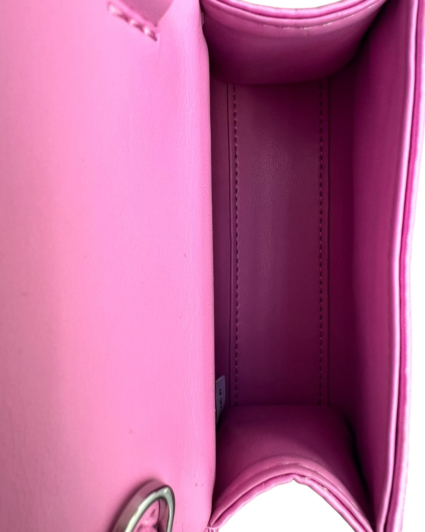 Self-Portrait Micro Bag – Rose Pink Satin with Rhinestone Bow - The Luxury Savvy