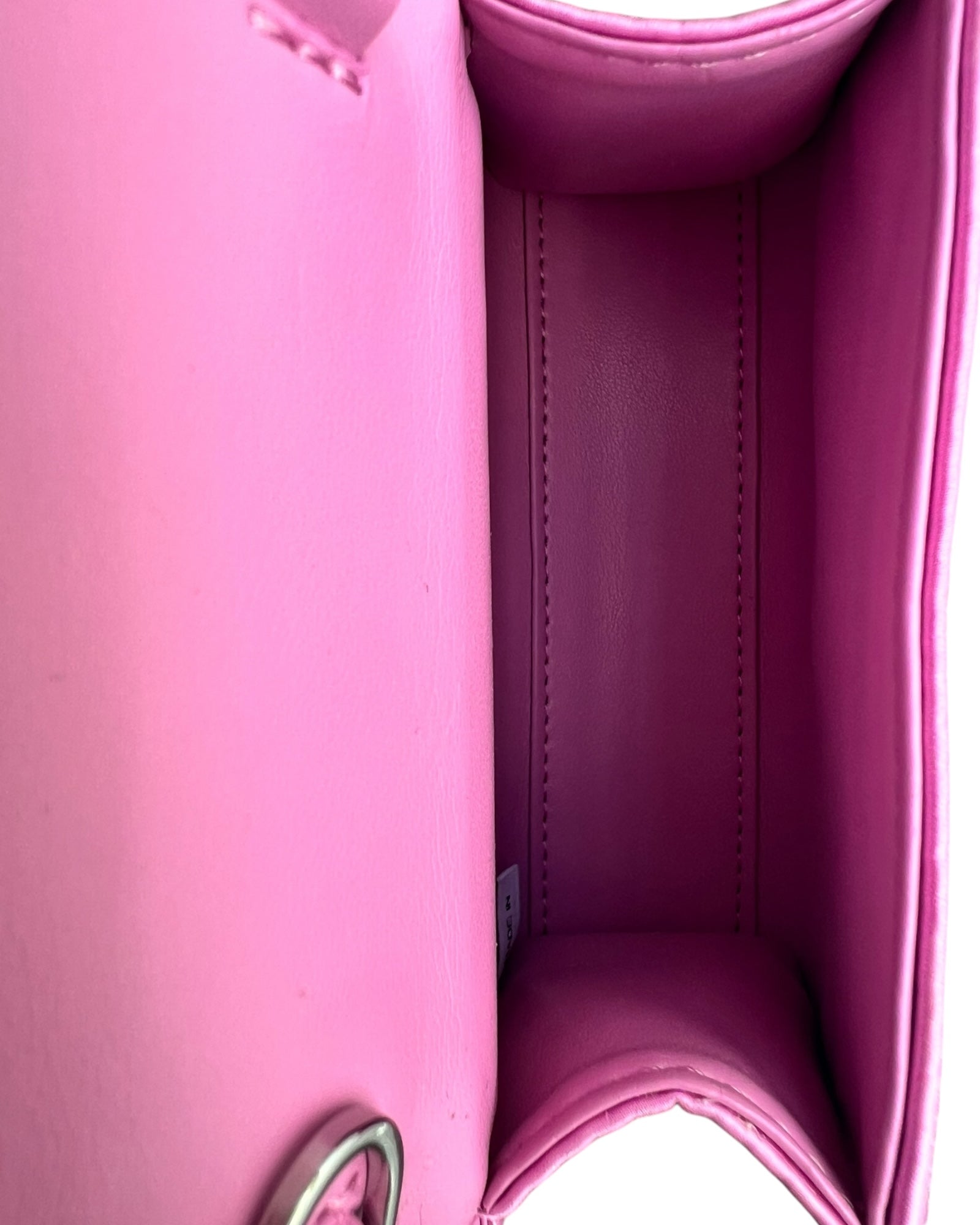 Self-Portrait Micro Bag – Rose Pink Satin with Rhinestone Bow - The Luxury Savvy