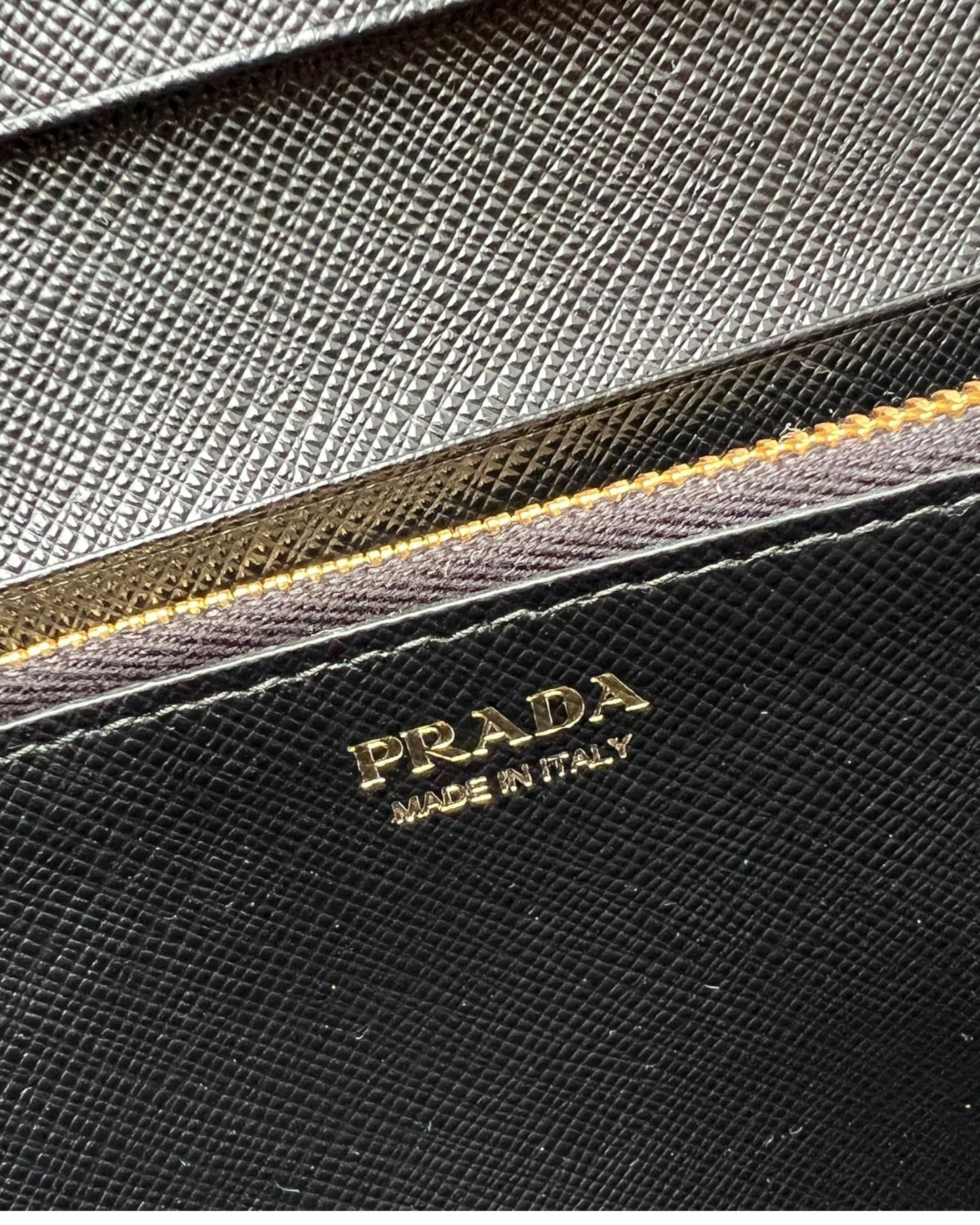 Prada Saffiano Leather Continental Wallet – Black - The Luxury Savvy