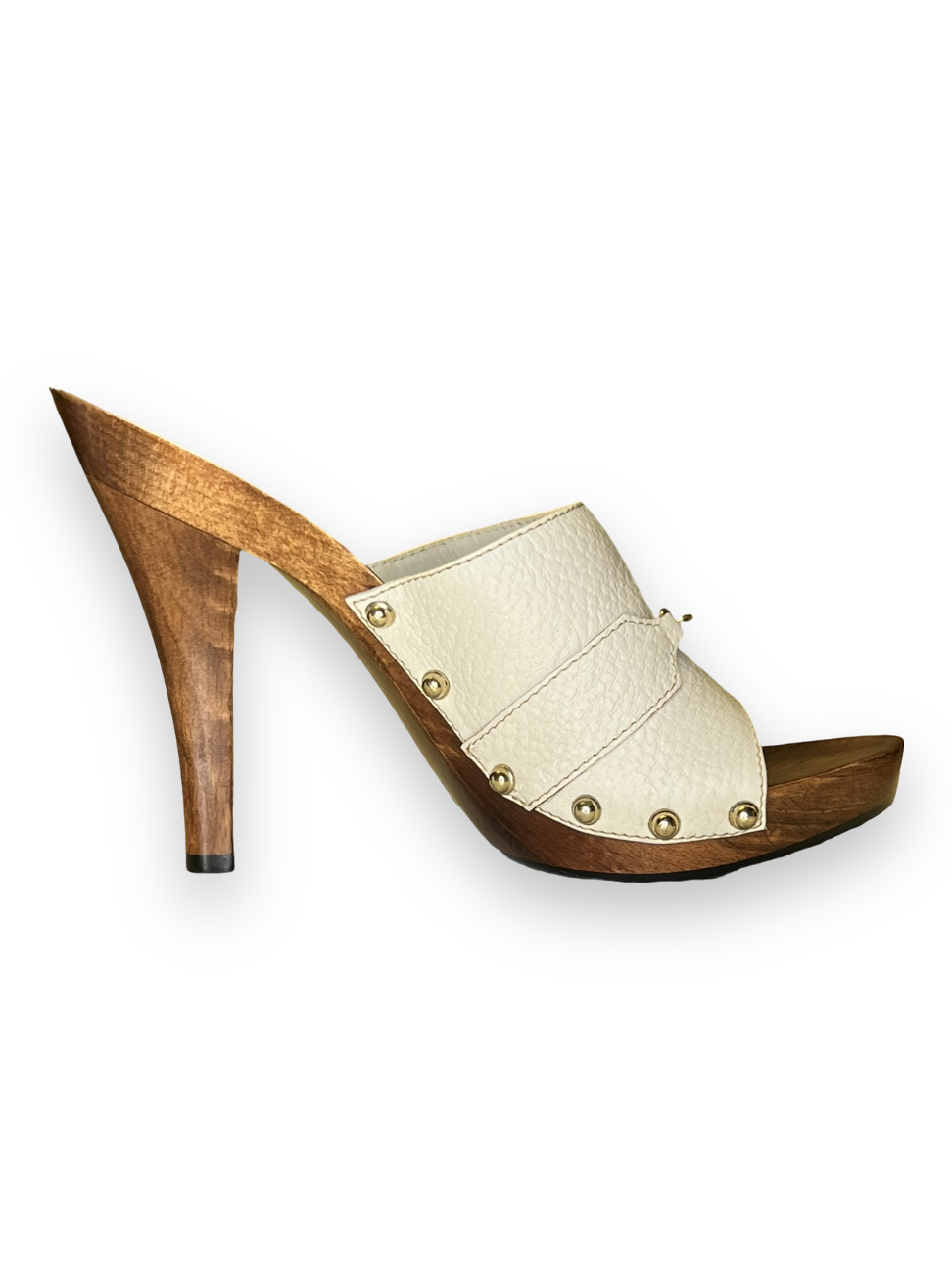 Gucci Leather and Wood Sandals - The Luxury Savvy