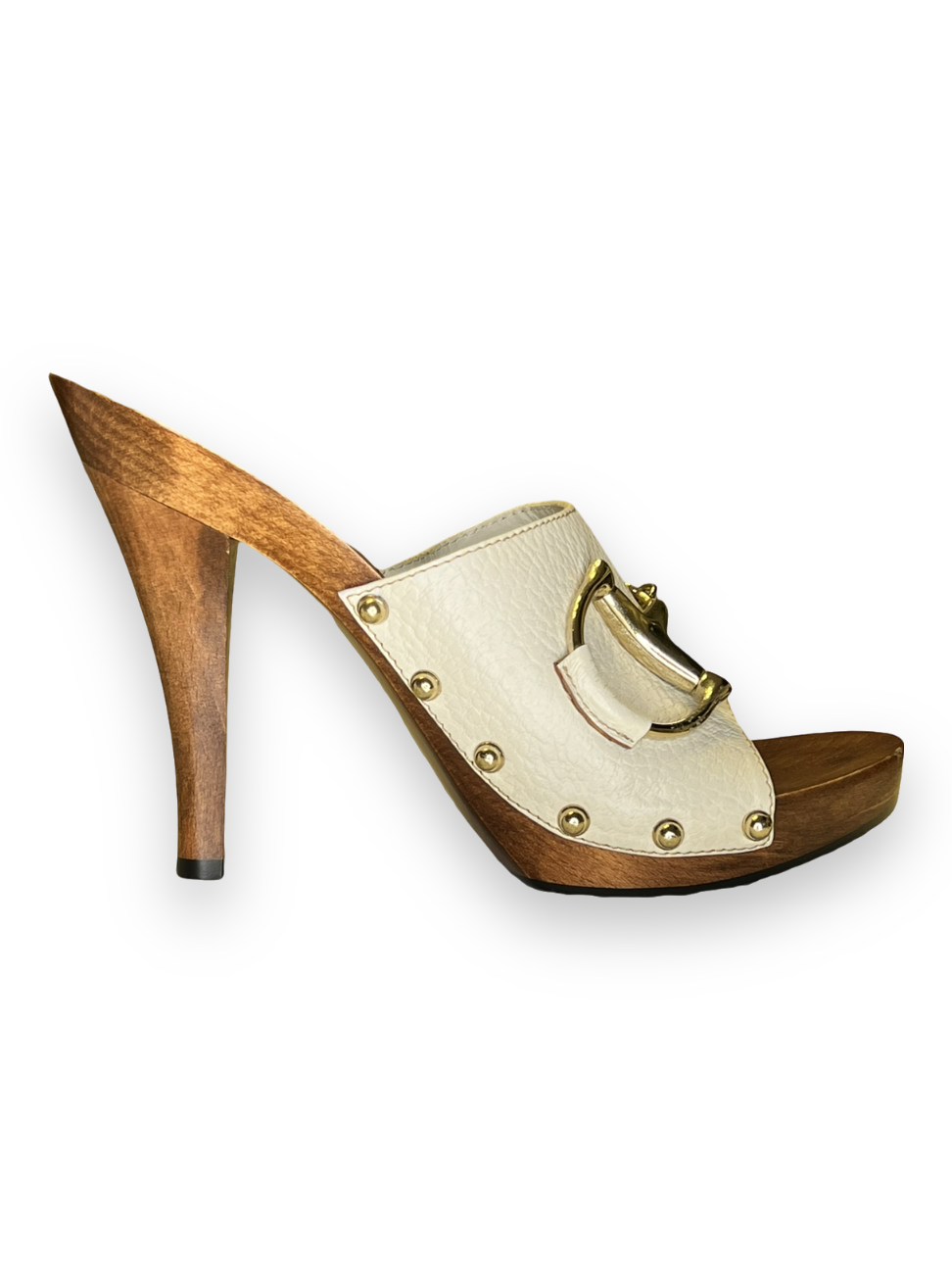 Gucci Leather and Wood Sandals - The Luxury Savvy