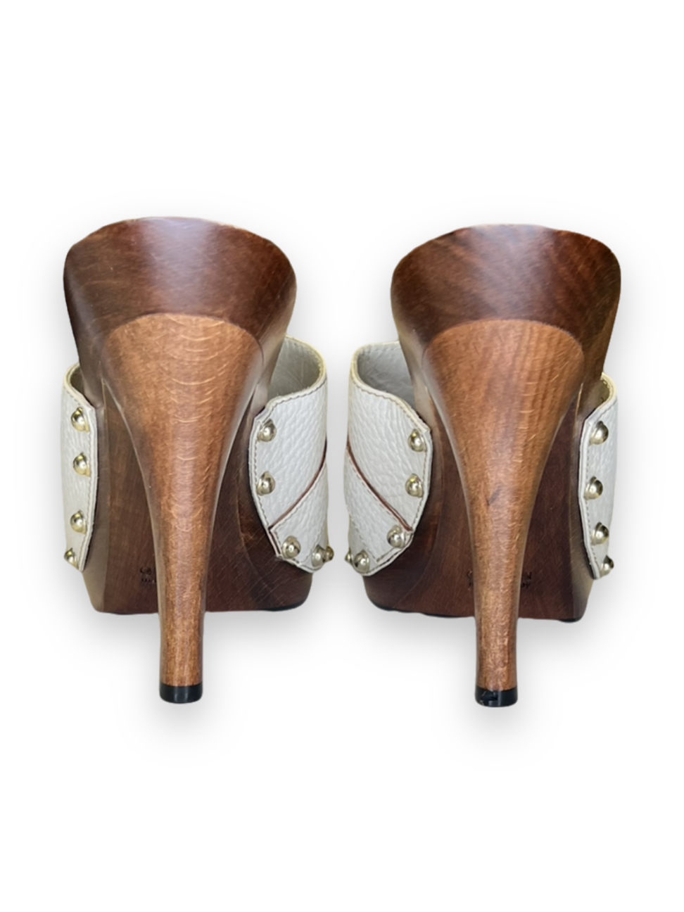 Gucci Leather and Wood Sandals - The Luxury Savvy