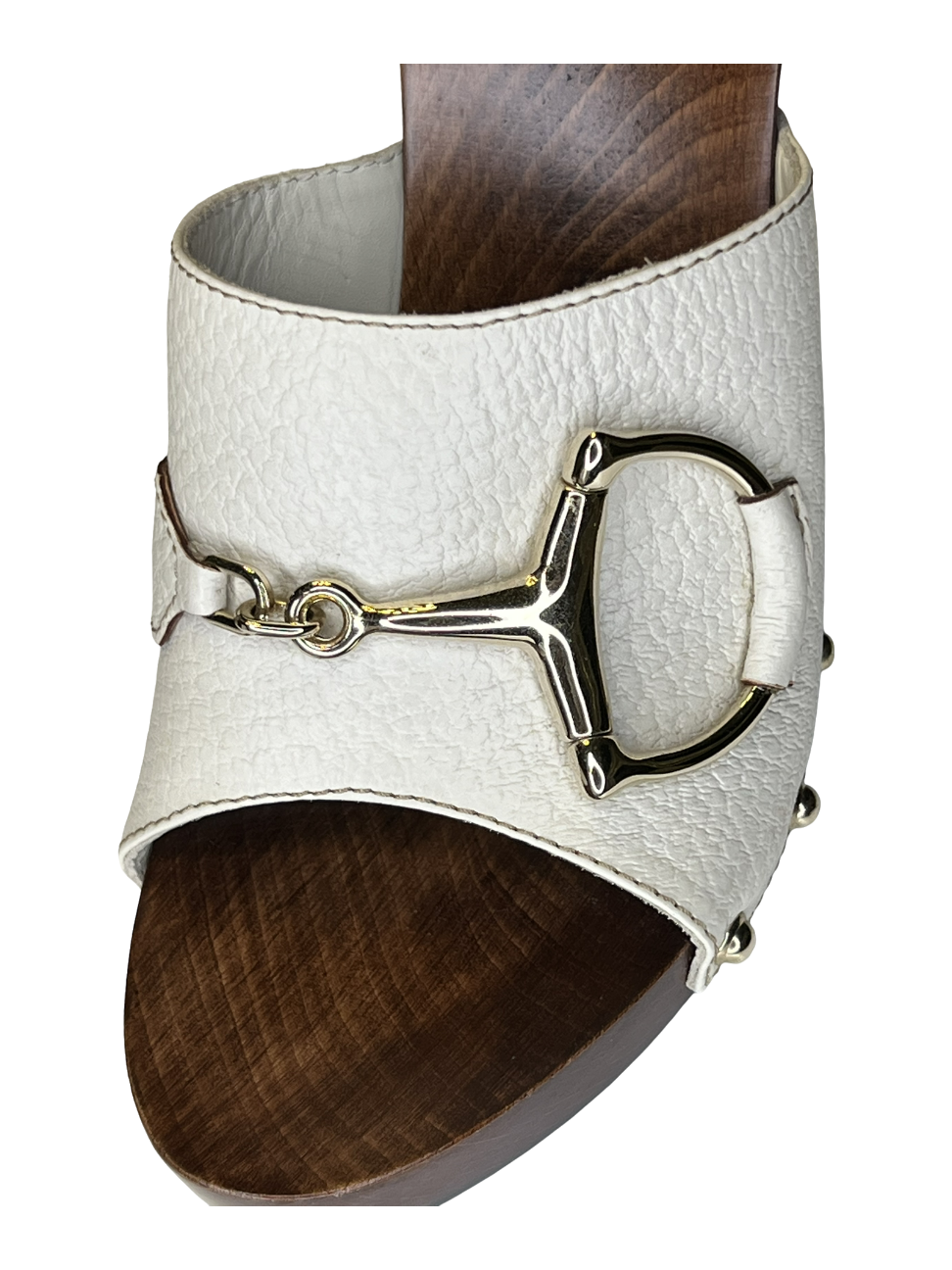 Gucci Leather and Wood Sandals - The Luxury Savvy