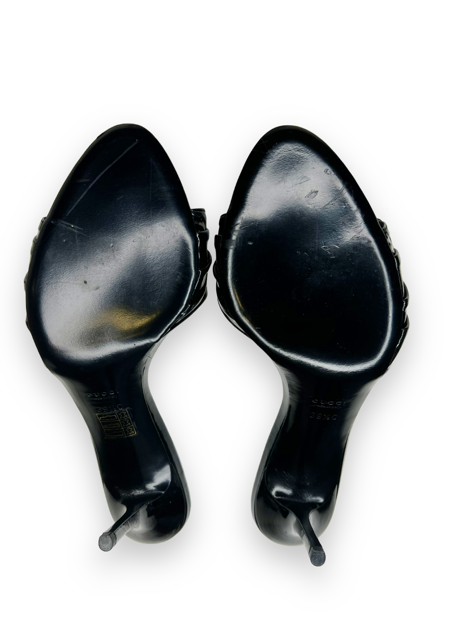 Gucci Patent Leather Sandals - The Luxury Savvy