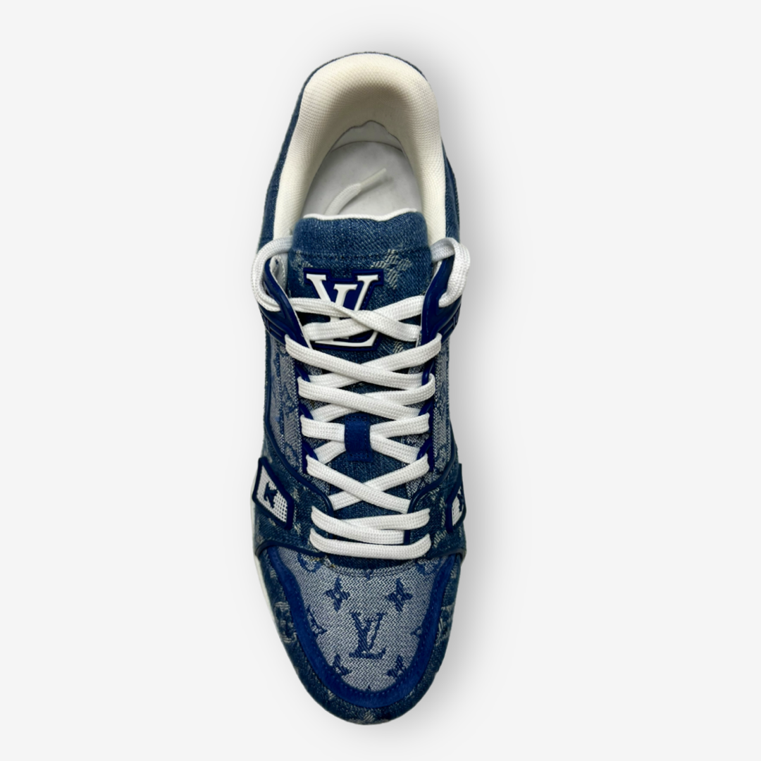 Louis Vuitton Monogram Denim Trainers - The Luxury Savvy