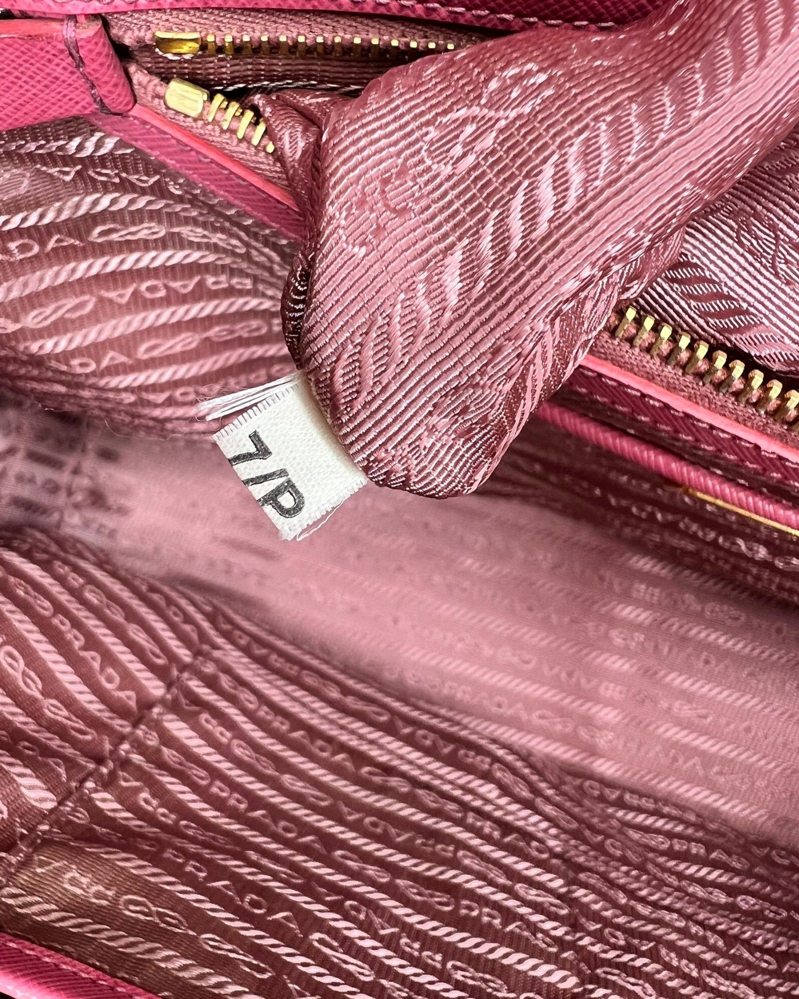 Prada Galleria Large Double Zip Tote Bag – Pink Saffiano Leather - The Luxury Savvy