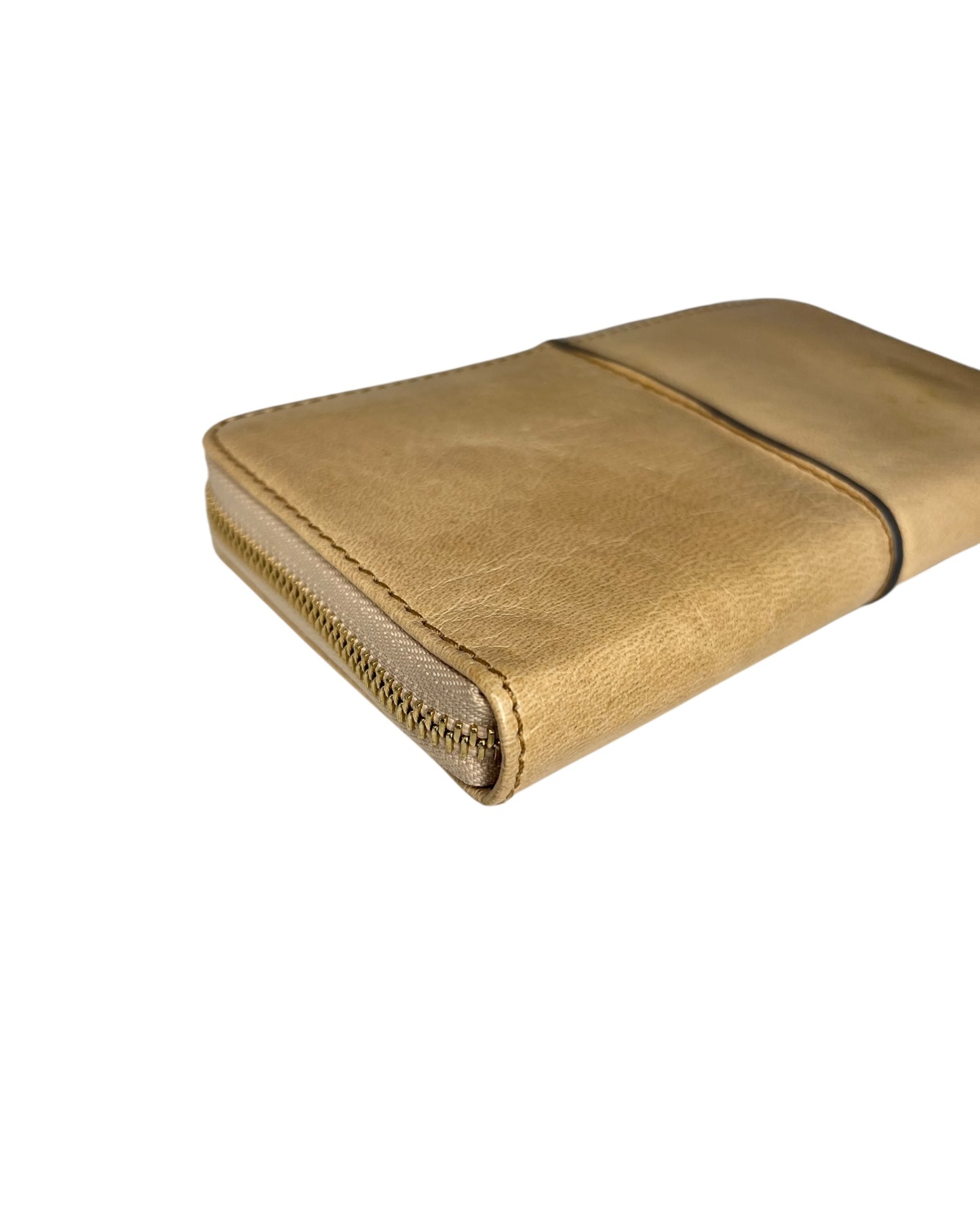 Chloé Continental Wallet – Beige Leather