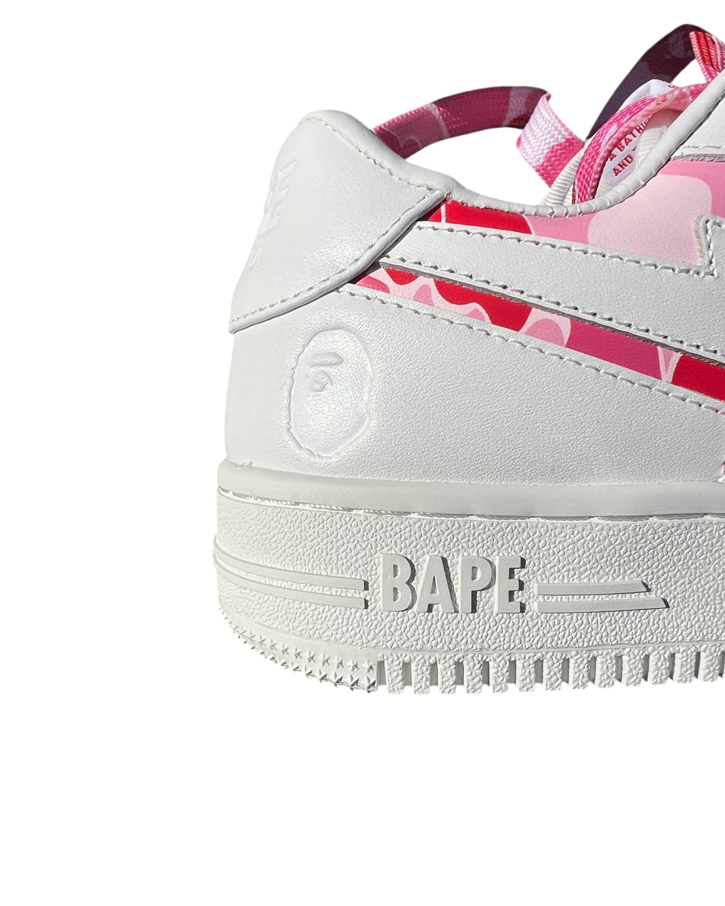 Bathing Ape BAPE STA™ ICON ABC CAMO – White x Pink - Ladies