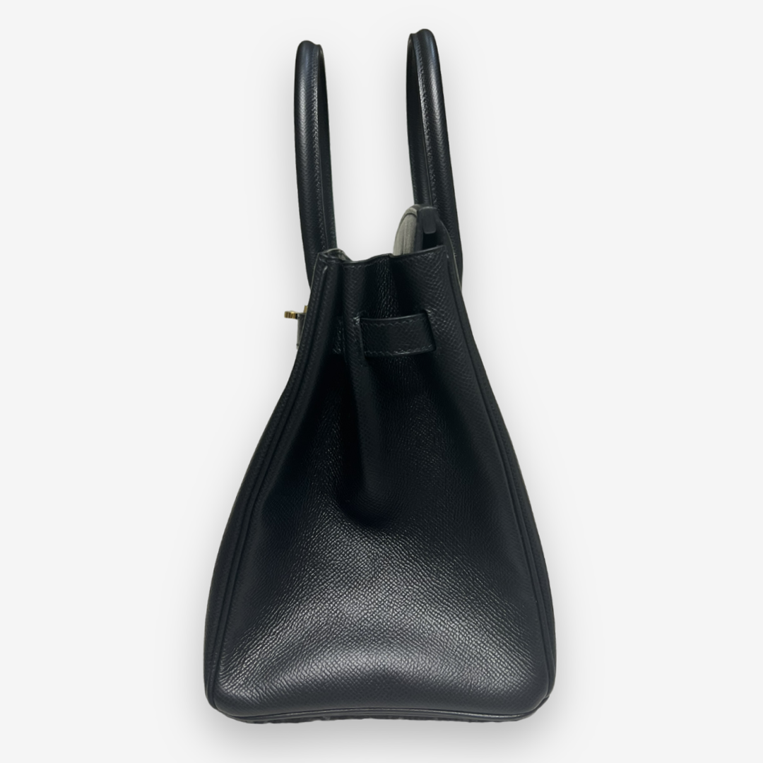 Pre-owned Hermès Black Birkin 30 Gold Hardware - The Luxury Savvy