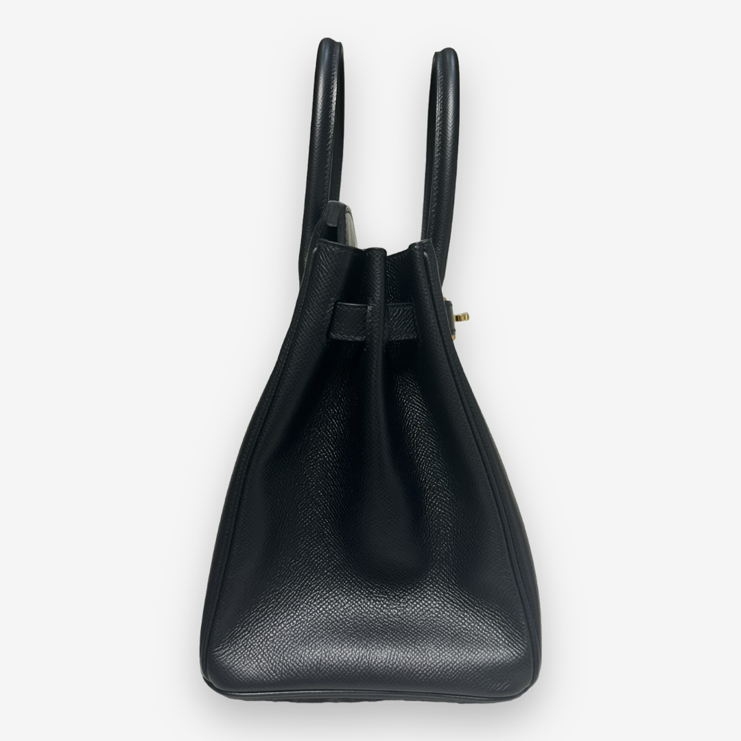 Pre-owned Hermès Black Birkin 30 Gold Hardware - The Luxury Savvy