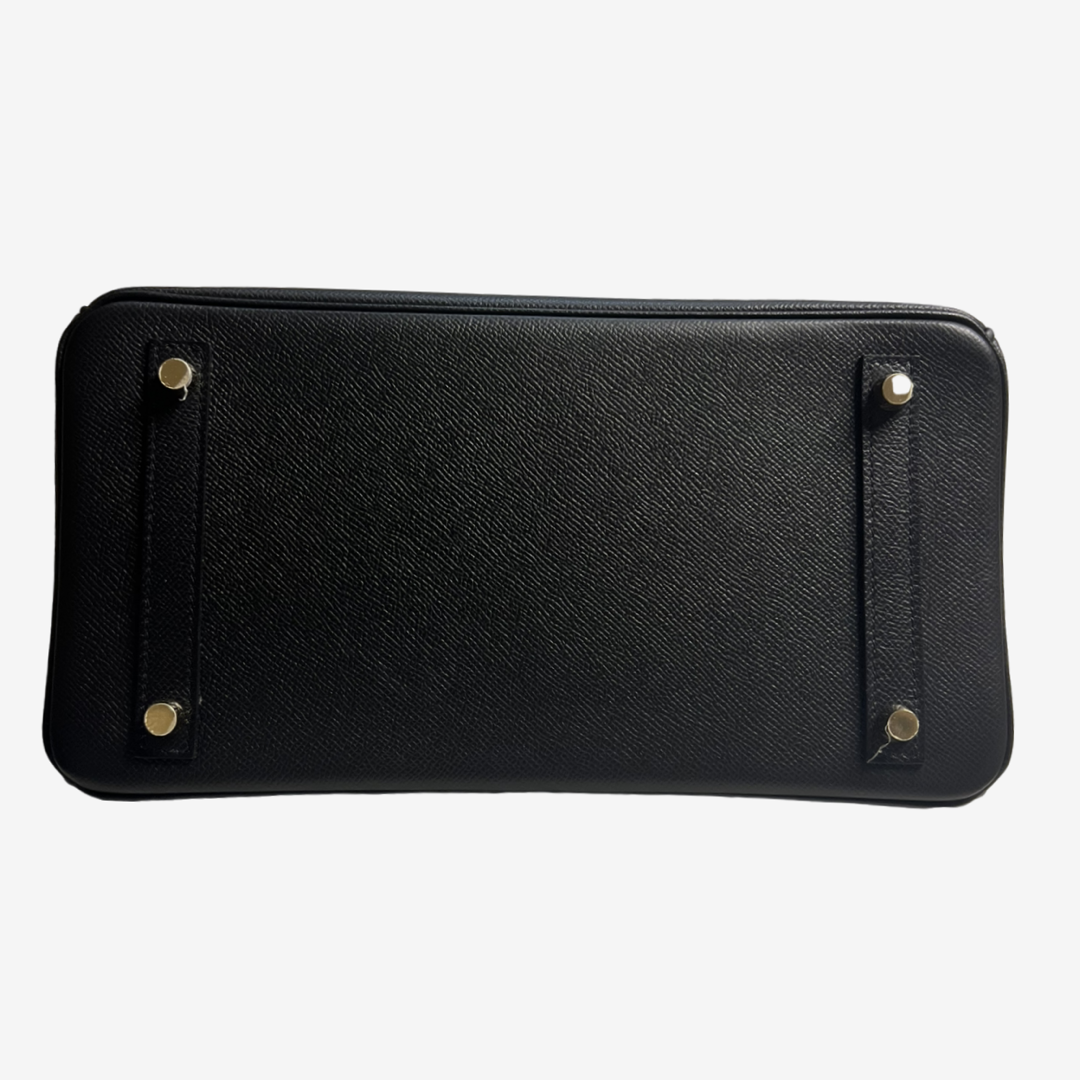 Pre-owned Hermès Black Birkin 30 Gold Hardware - The Luxury Savvy