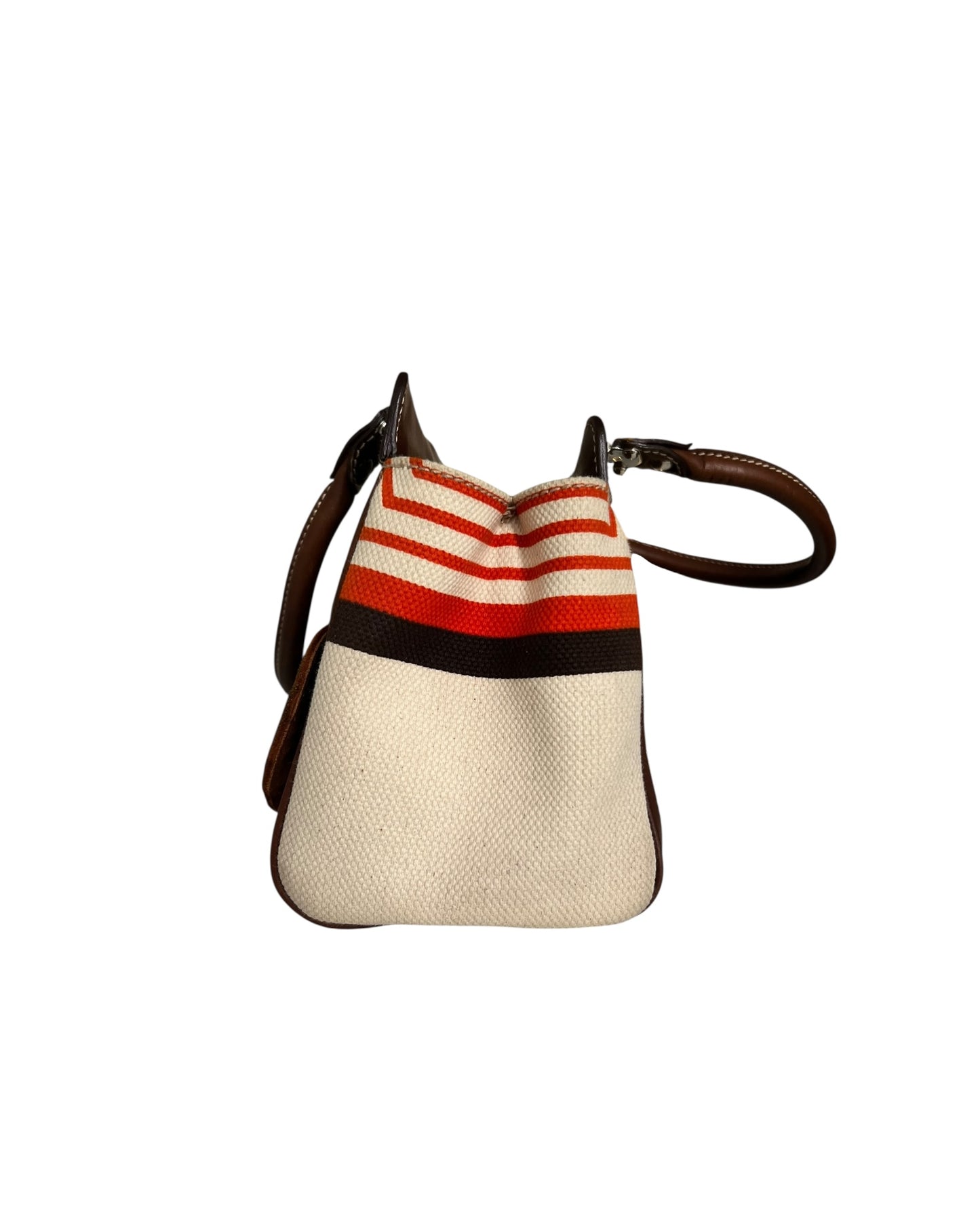 Miu Miu Multicolor Canvas and Leather Patchwork Tote – Very Good Condition