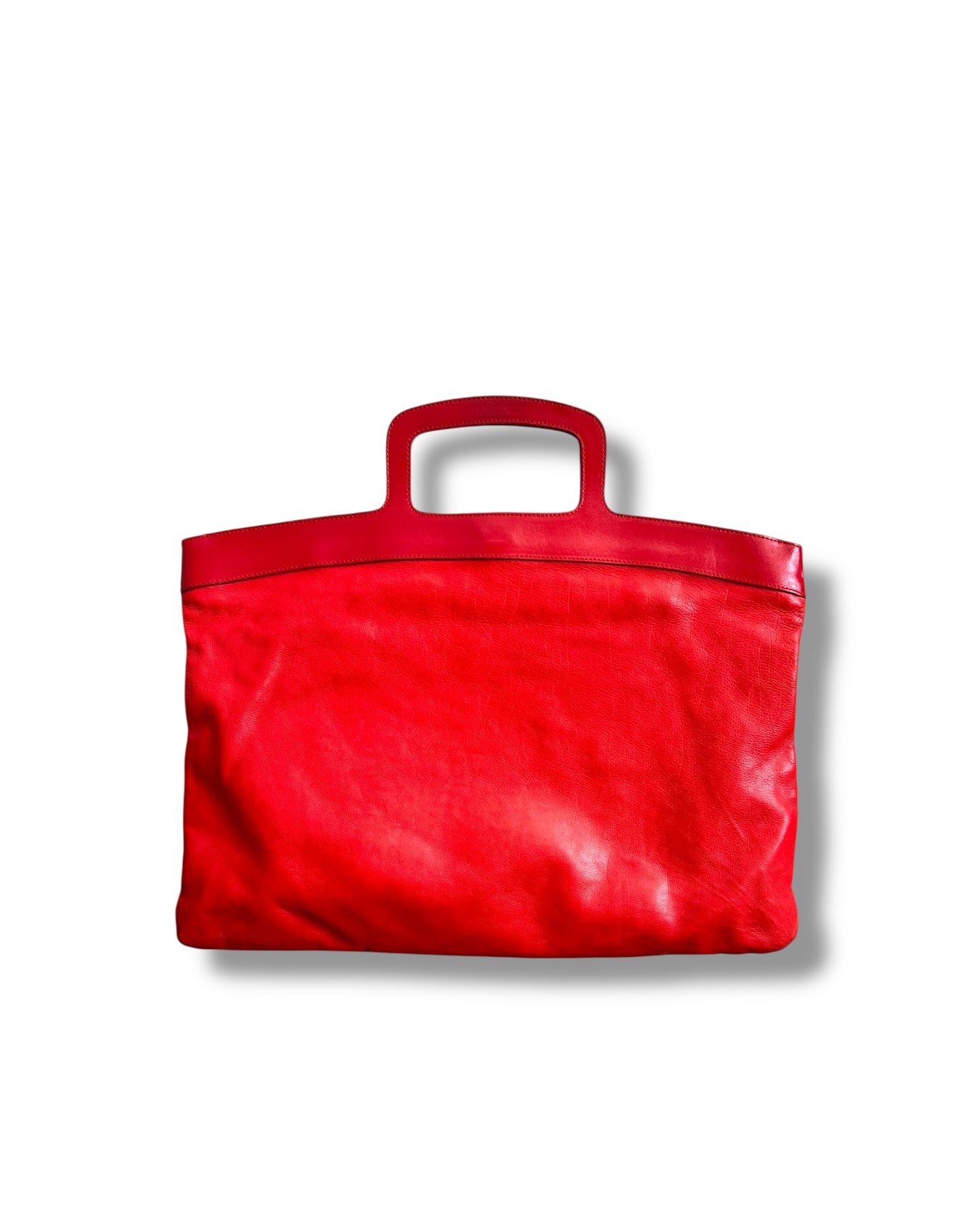 Miu Miu Vintage Flat Red Leather Bag