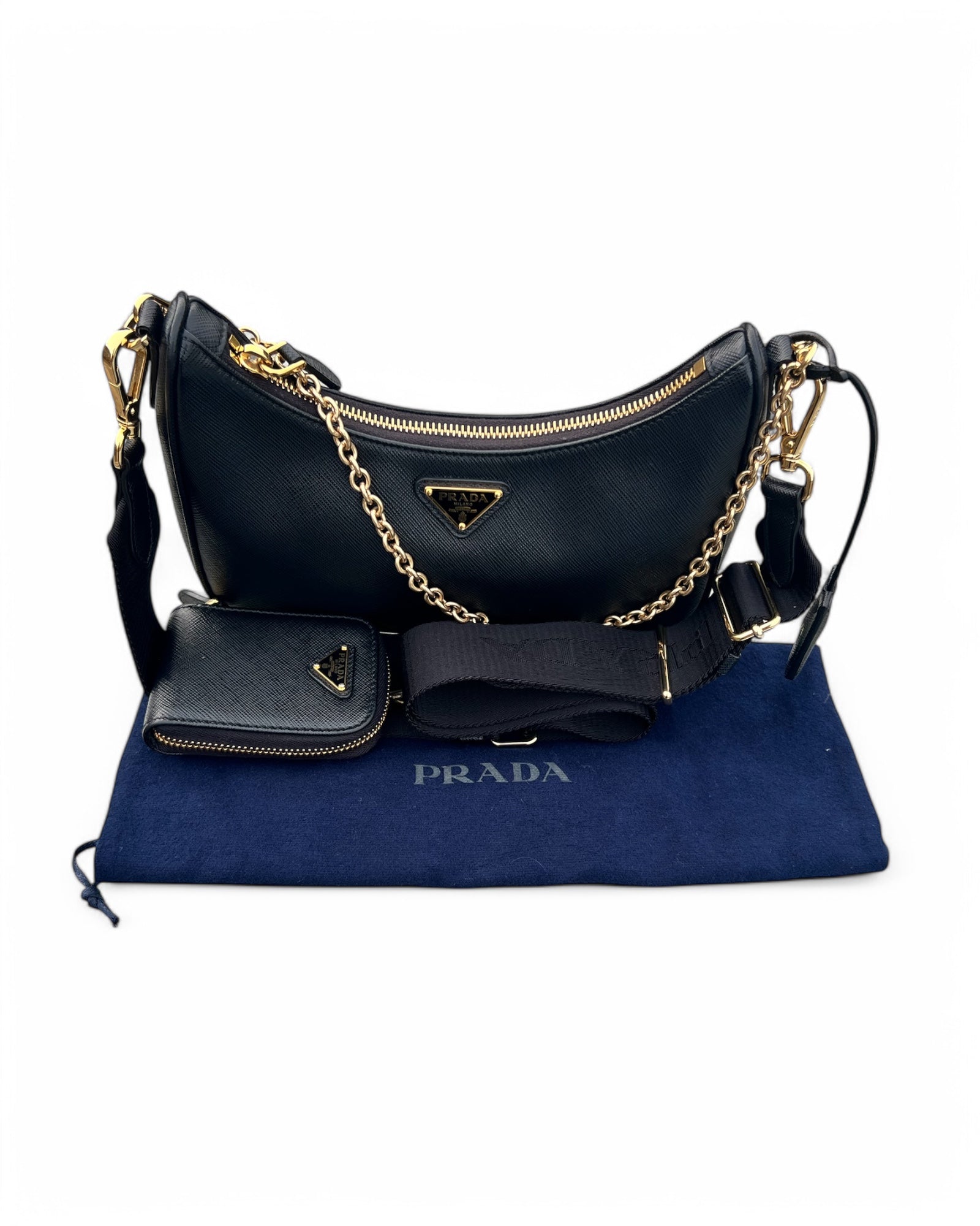 Pre-owned Prada Re-Edition 2005 Saffiano Leather Bag - The Luxury Savvy