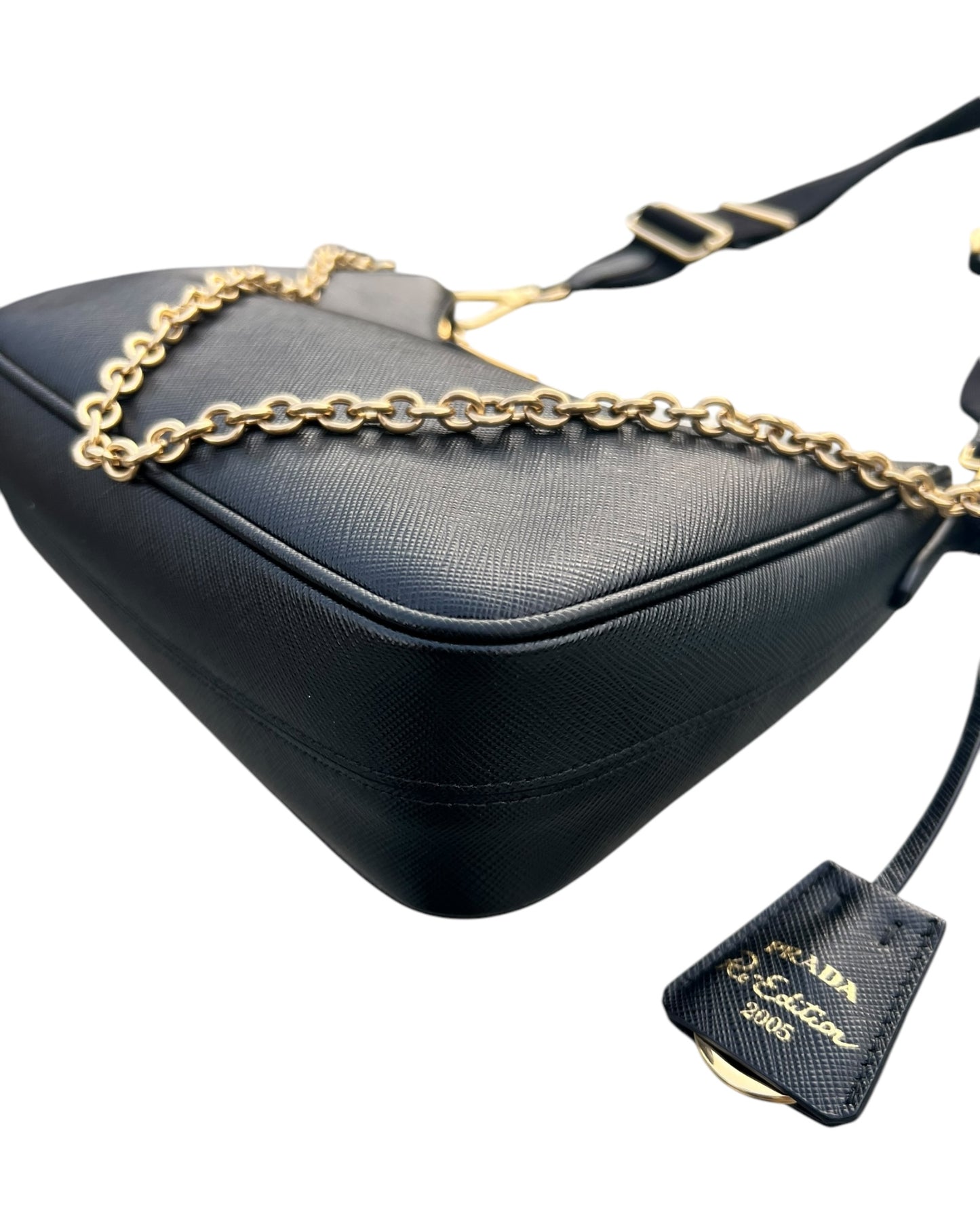 Pre-owned Prada Re-Edition 2005 Saffiano Leather Bag - The Luxury Savvy