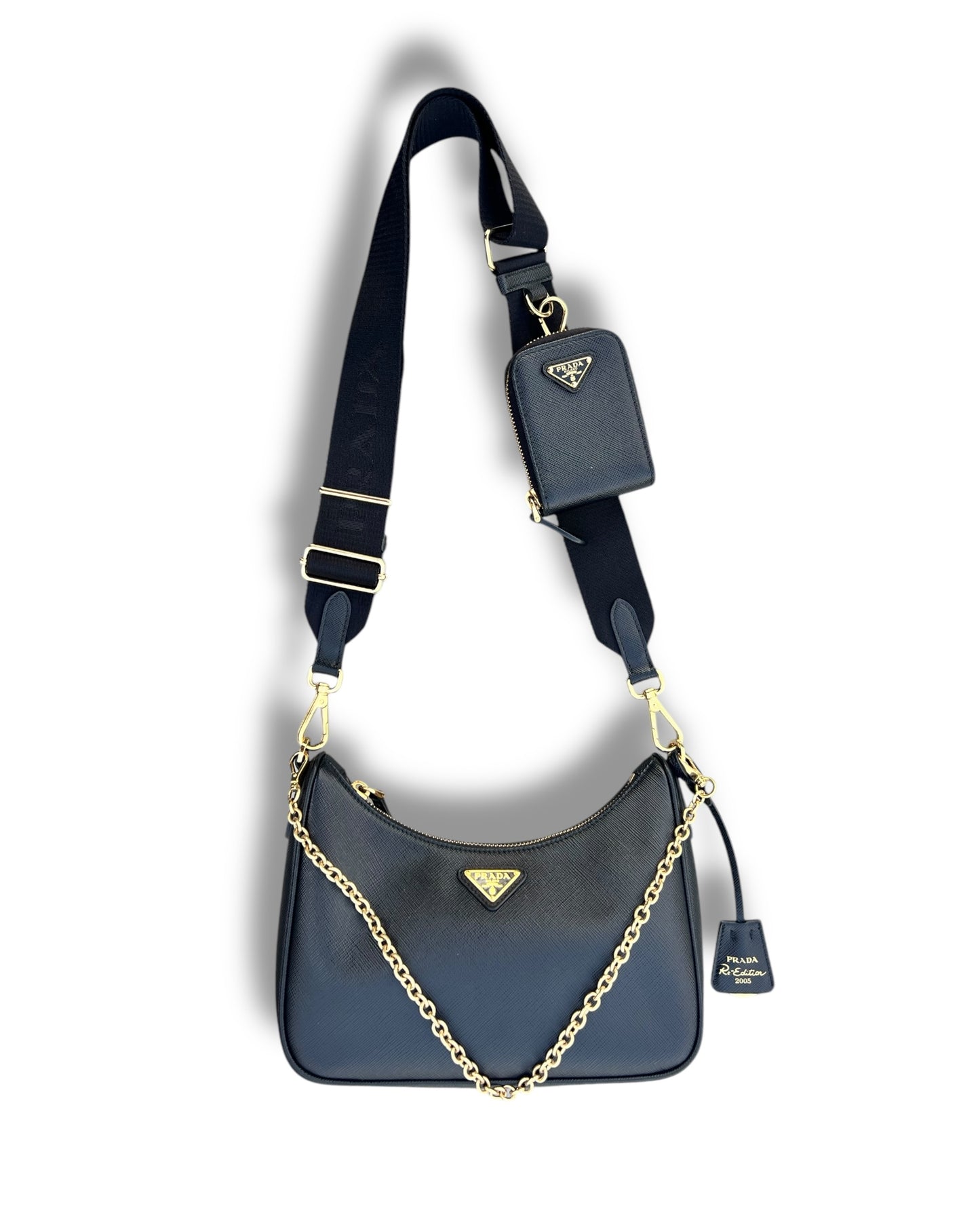 Pre-owned Prada Re-Edition 2005 Saffiano Leather Bag - The Luxury Savvy