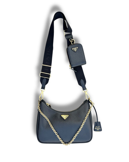 Pre-owned Prada Re-Edition 2005 Saffiano Leather Bag - The Luxury Savvy