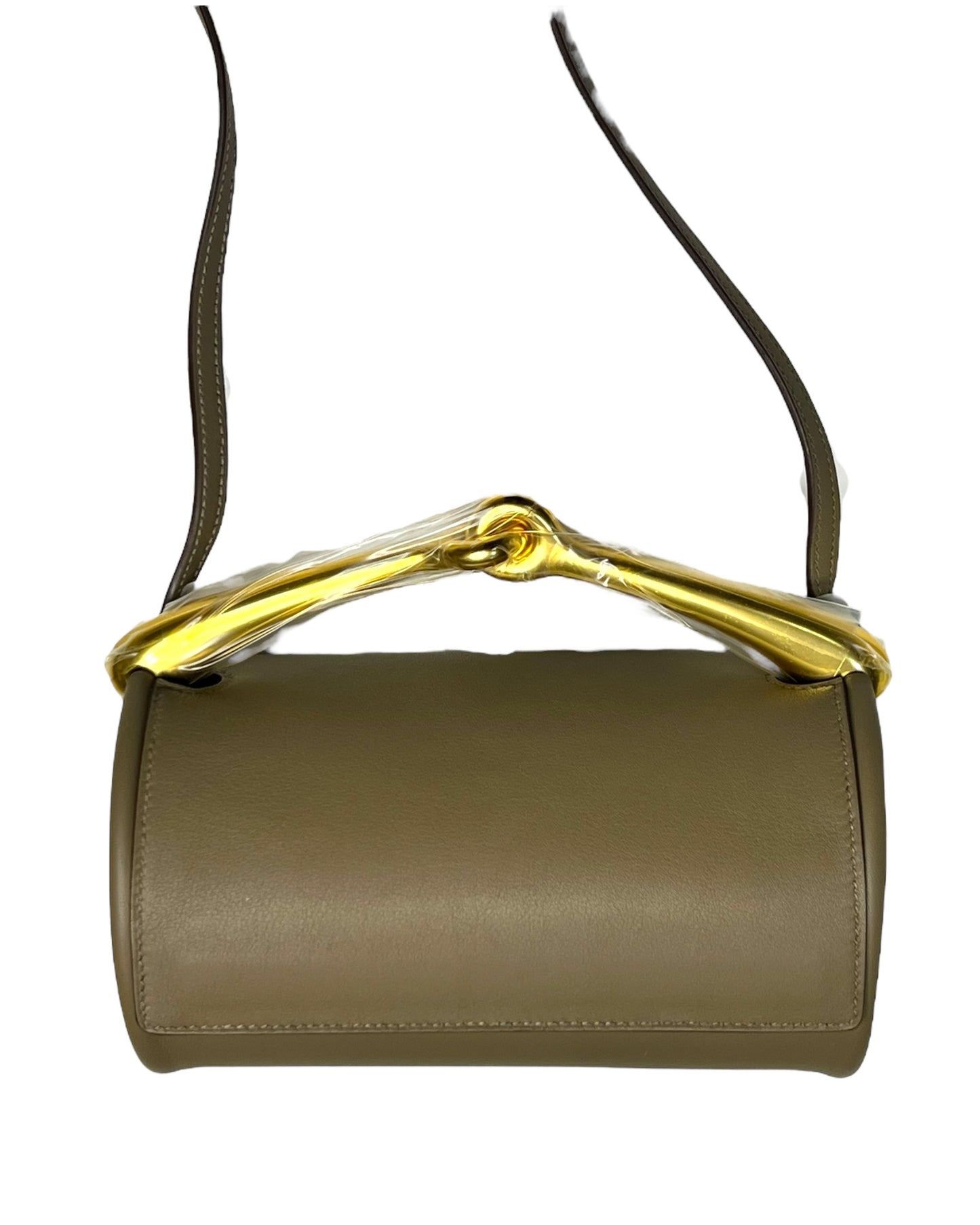 Hermès Sac Maximors – Etoupe Swift Leather with Gold Hardware (B Stamp, 2024 receipt, Full Set)