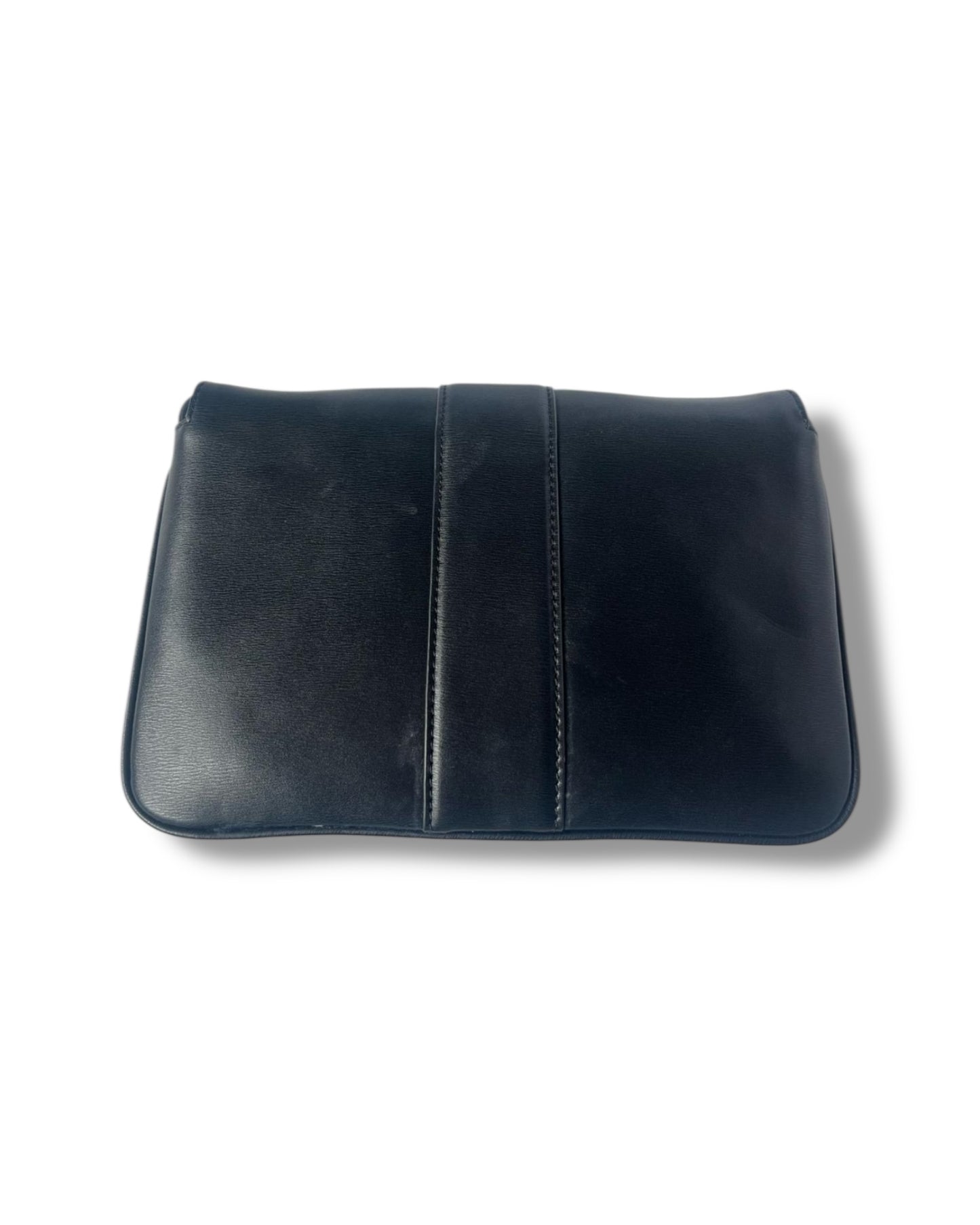 Gucci Arli Shoulder Bag - Black Leather - Gold GG - The Luxury Savvy