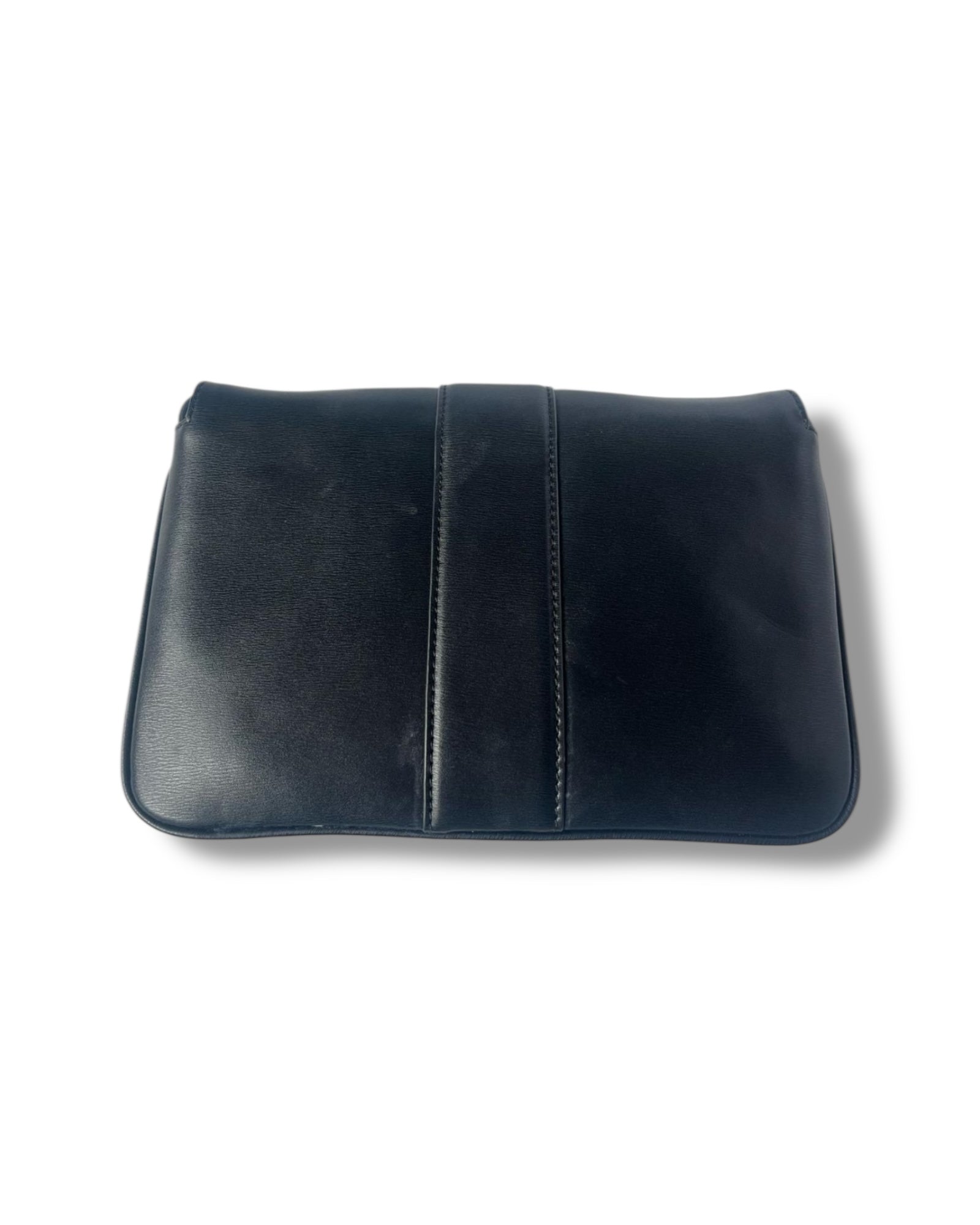 Gucci Arli Shoulder Bag - Black Leather - Gold GG - The Luxury Savvy