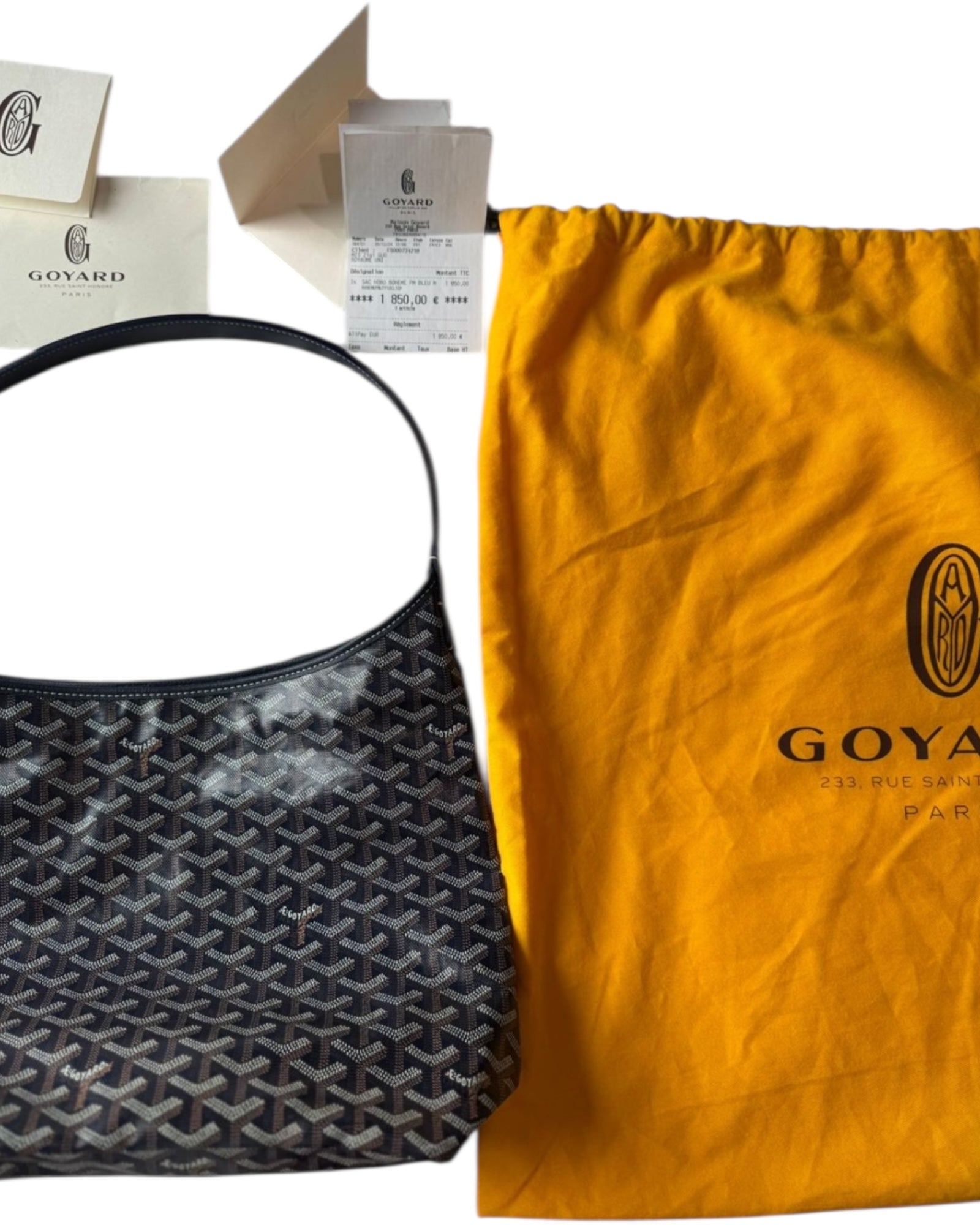 Goyard Bohème Hobo Bag – Navy - The Luxury Savvy