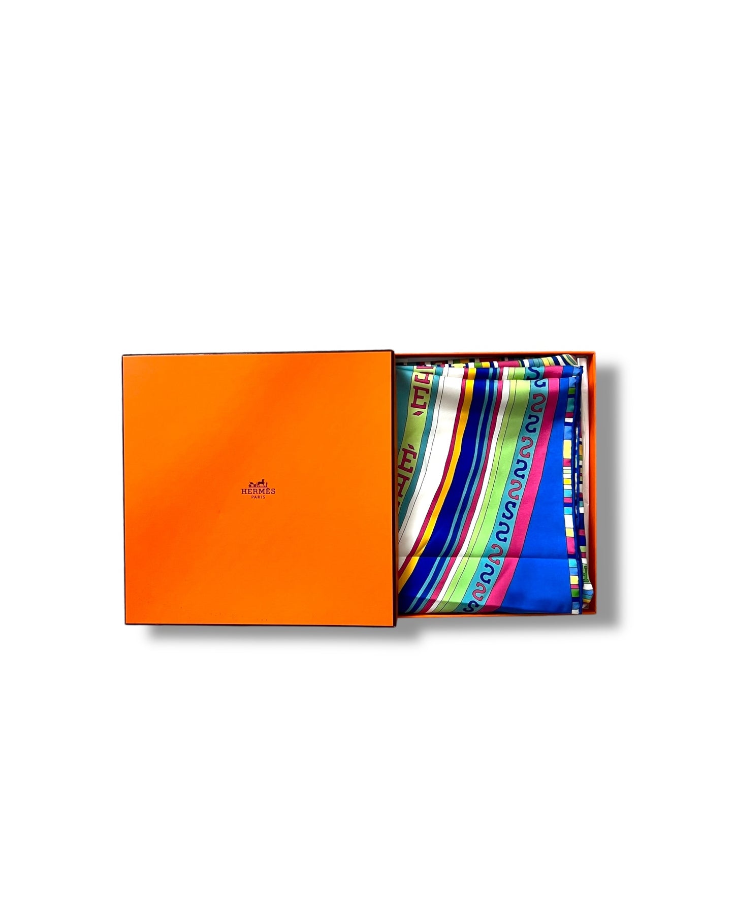 Hermès Silk Scarf 90x90 with Box – Rare “Tohu Bohu” Design - The Luxury Savvy
