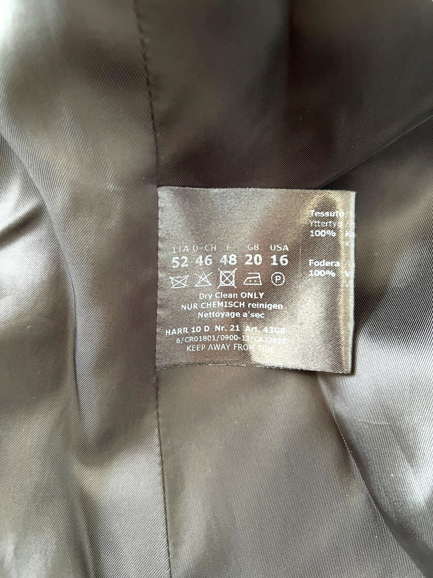 Pre-owned Loro Piana Cashmere Long Coat in Black