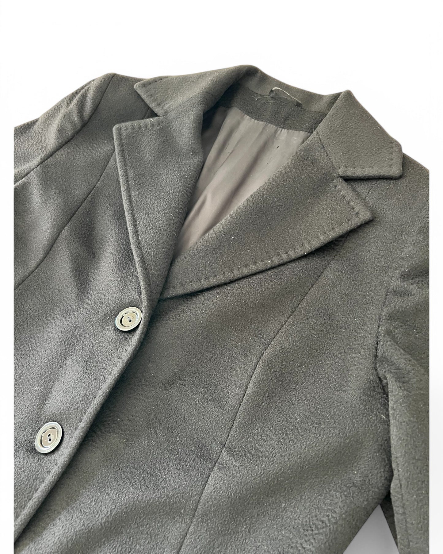 Pre-owned Loro Piana Cashmere Long Coat in Black