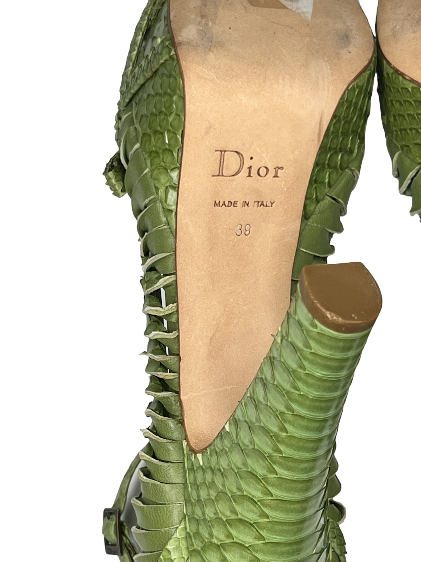 Christian Dior Vintage Python Heels - The Luxury Savvy