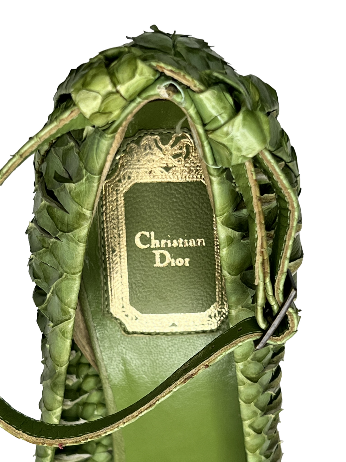 Christian Dior Vintage Python Heels - The Luxury Savvy