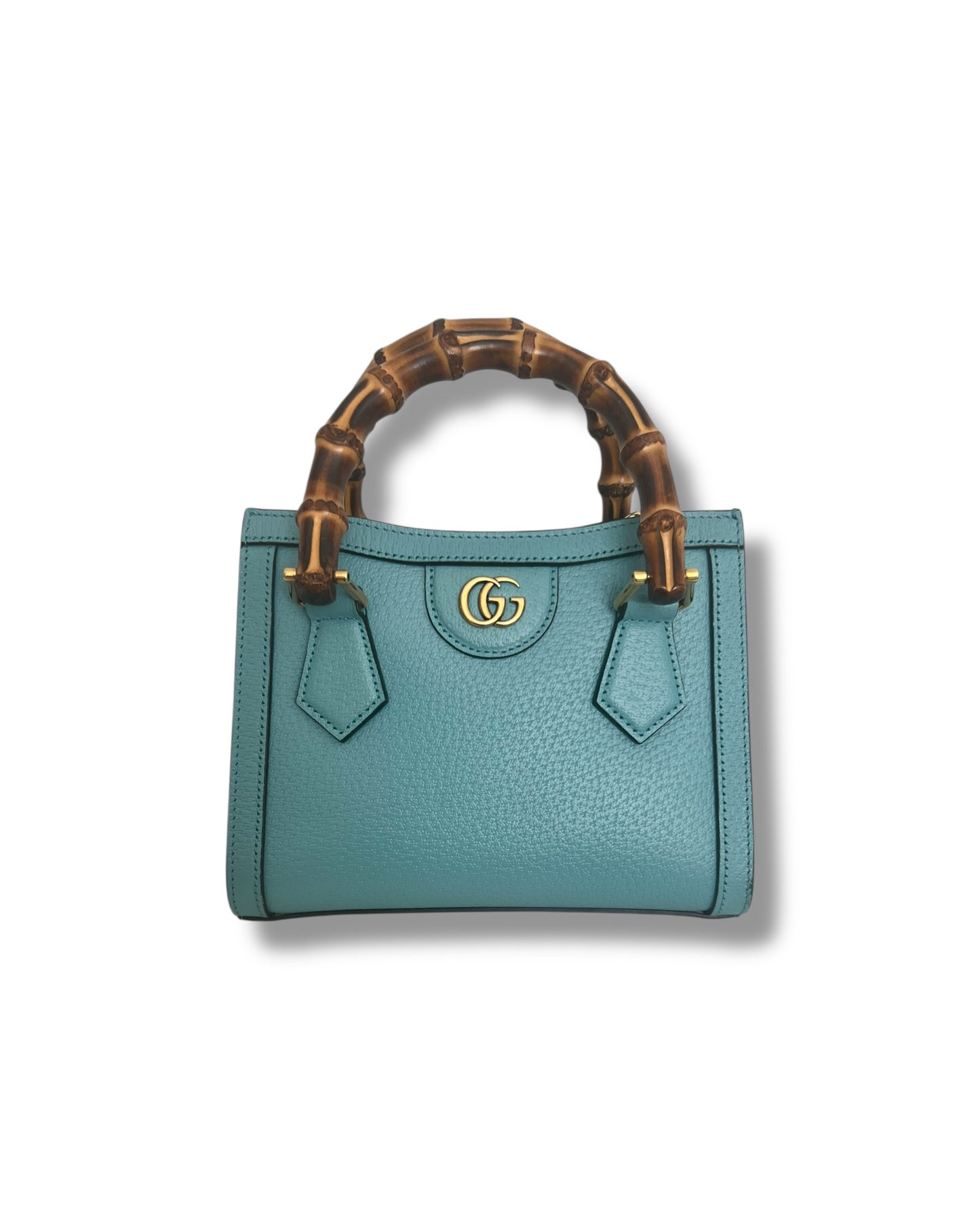 Gucci Diana Mini Tote Bag – Blue Leather