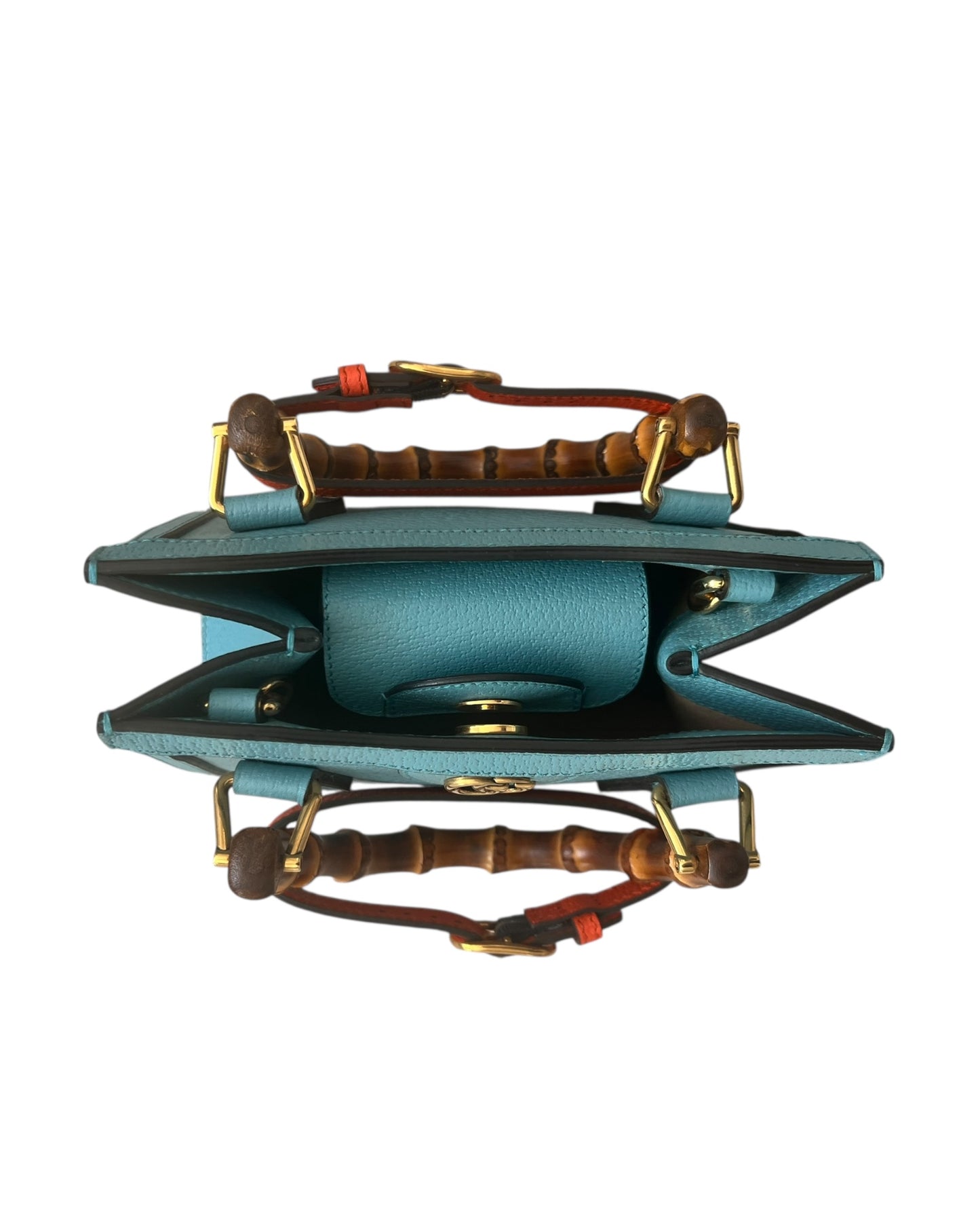 Gucci Diana Mini Tote Bag – Blue Leather