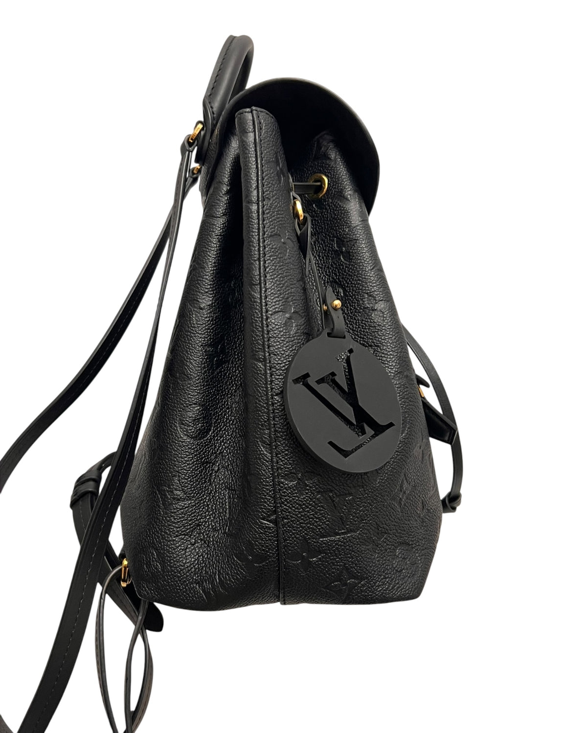 Louis Vuitton Montsouris Backpack – Black Monogram Empreinte Leather