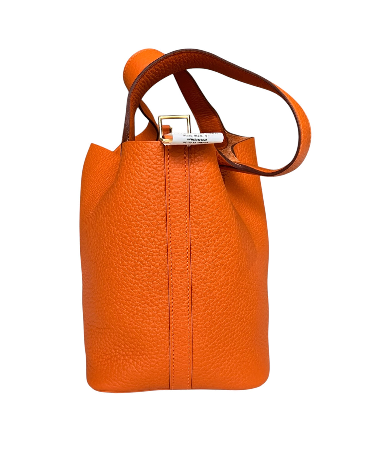 Hermès Picotin 18 Orange H Taurillon Clemence Gold Hardware