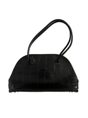 Mulberry Croc-Embossed Tote – Vintage 2000s