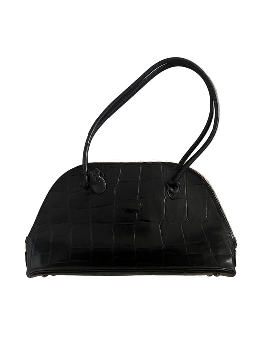 Mulberry Croc-Embossed Tote – Vintage 2000s