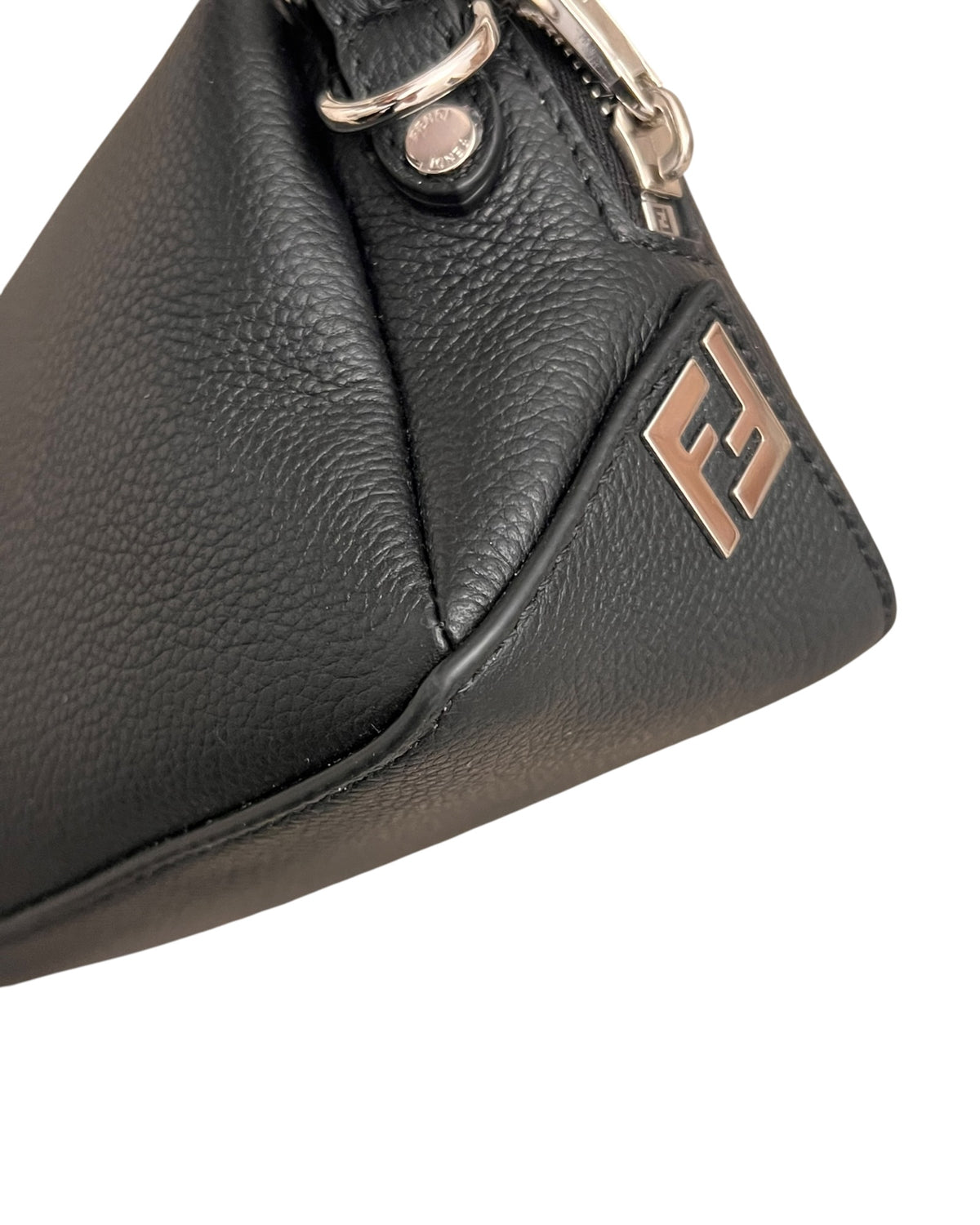 Fendi Black Leather Crossbody Bag