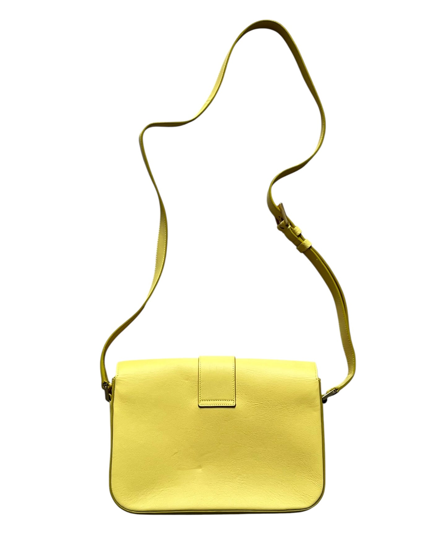 Saint Laurent Crossbody Bag - Yellow - Gold Hardware