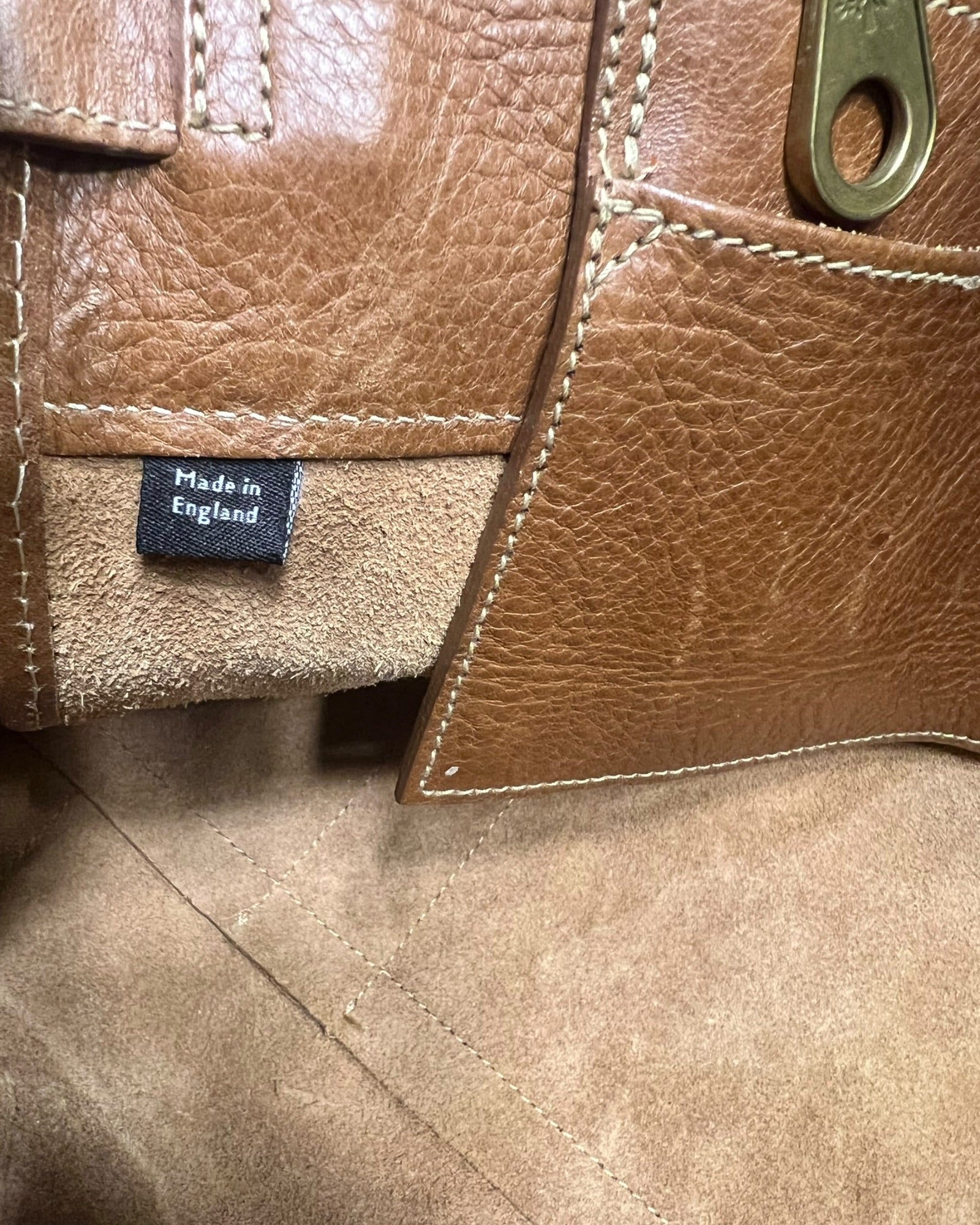 Mulberry Bayswater Small Classic Grain Leather Bag in Oak - The Luxury Savvy