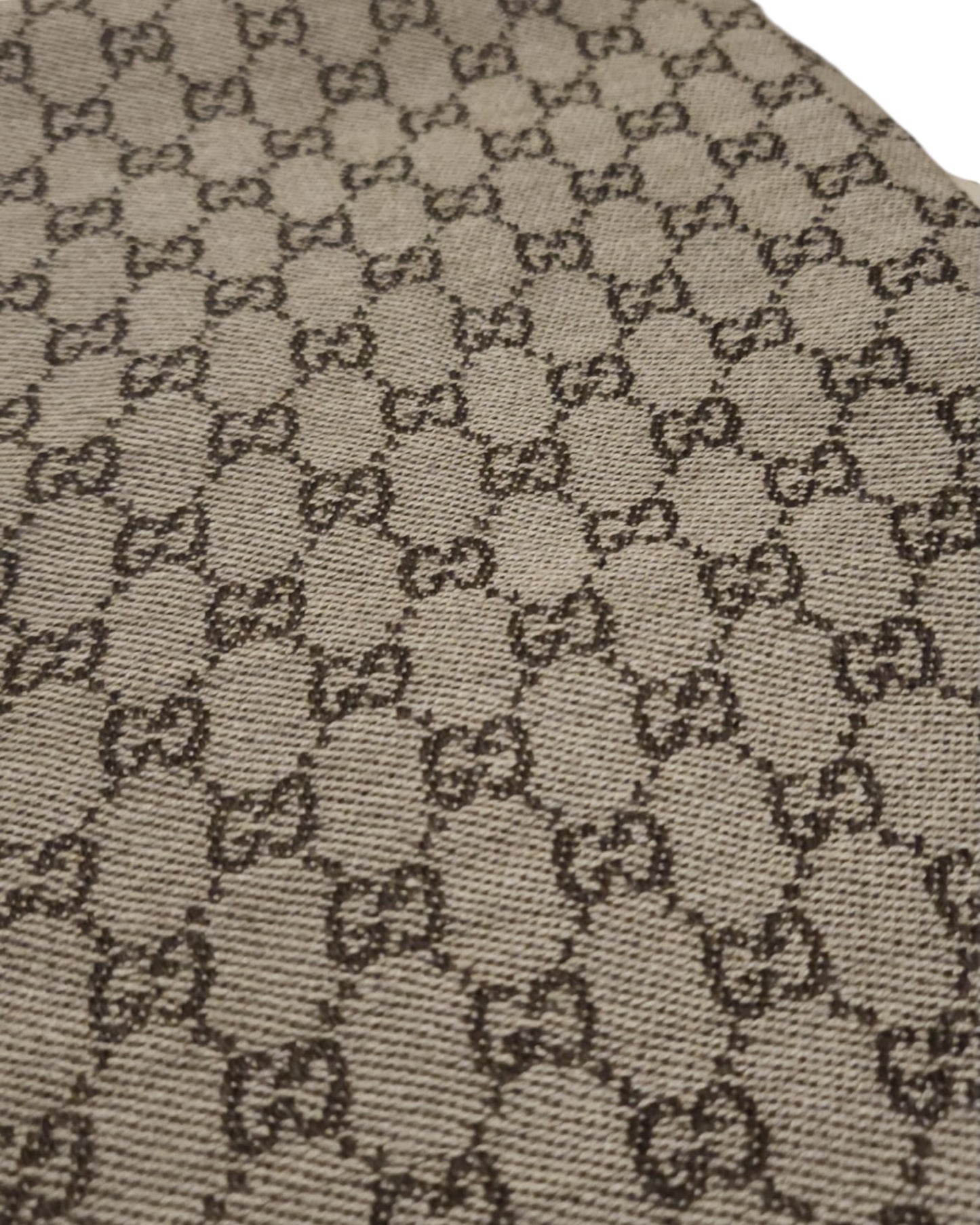 Gucci GG Monogram Scarf | Brown & Beige - The Luxury Savvy