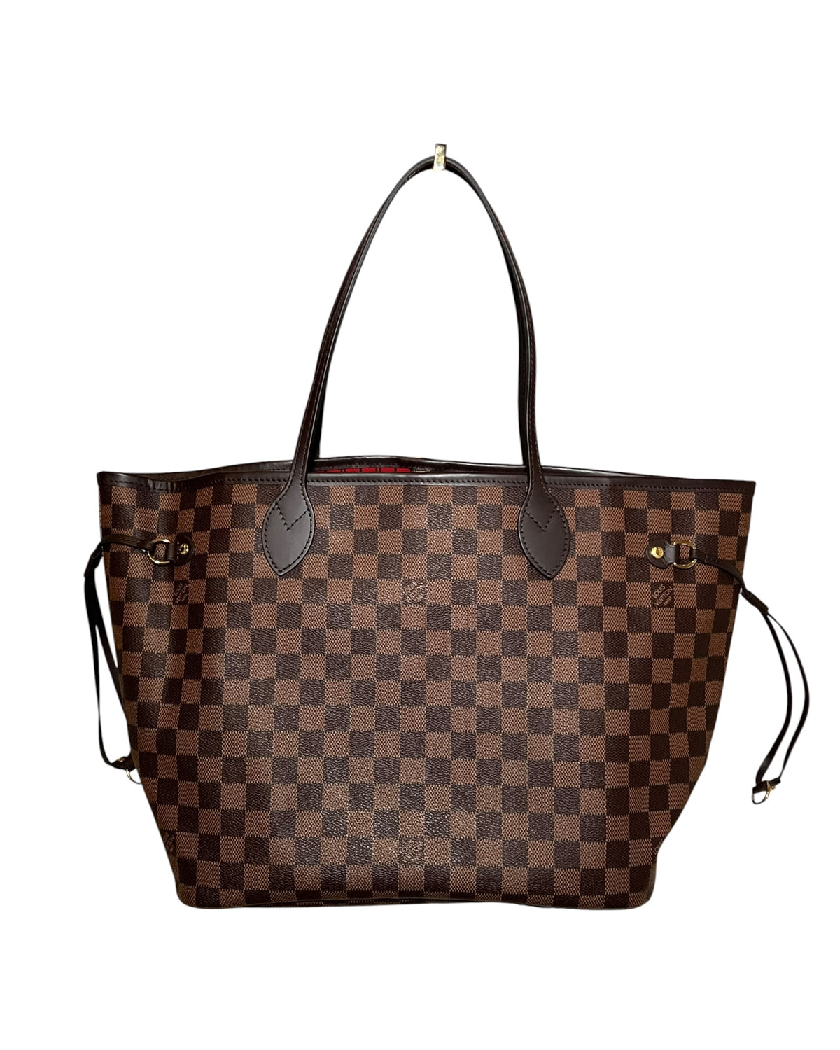 Louis Vuitton Neverfull MM Damier Ebene Canvas Tote Bag