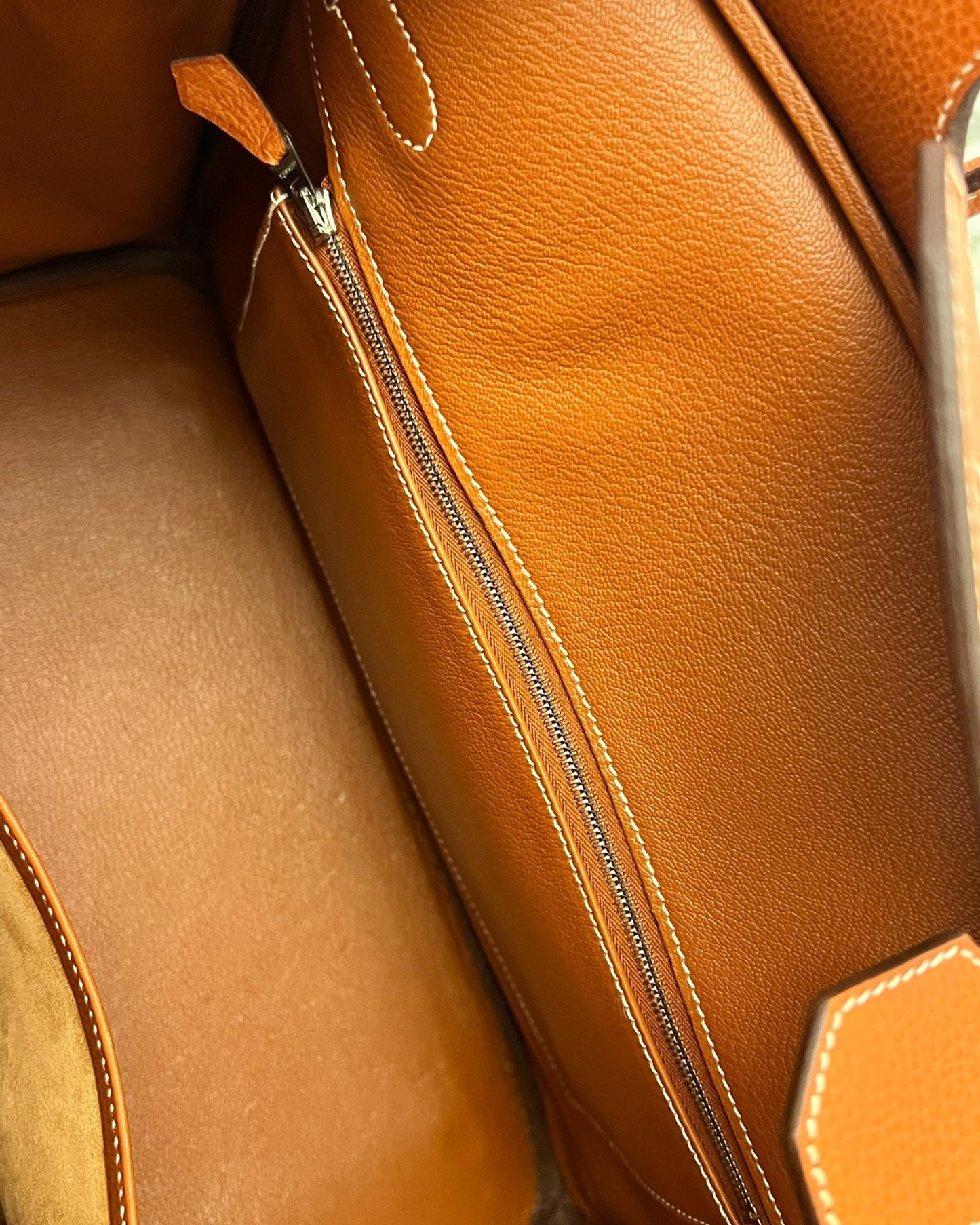 Hermès Birkin 35 Brique Togo with Palladium Hardware (2006) – Full Set