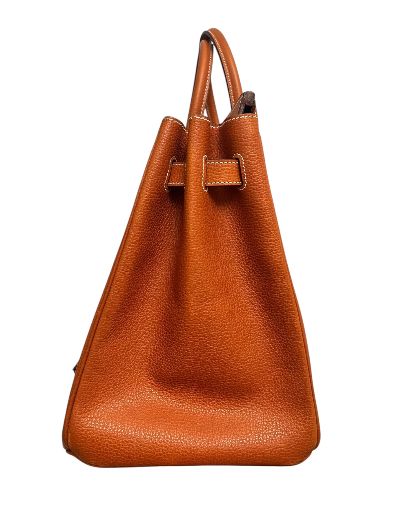 Hermès Birkin 35 Brique Togo with Palladium Hardware (2006) – Full Set