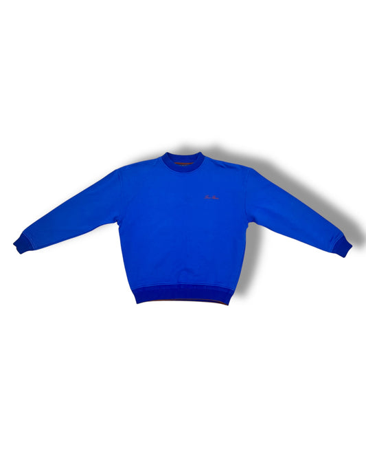 Loro Piana Royal Blue Cotton Sweatshirt – Size M - The Luxury Savvy