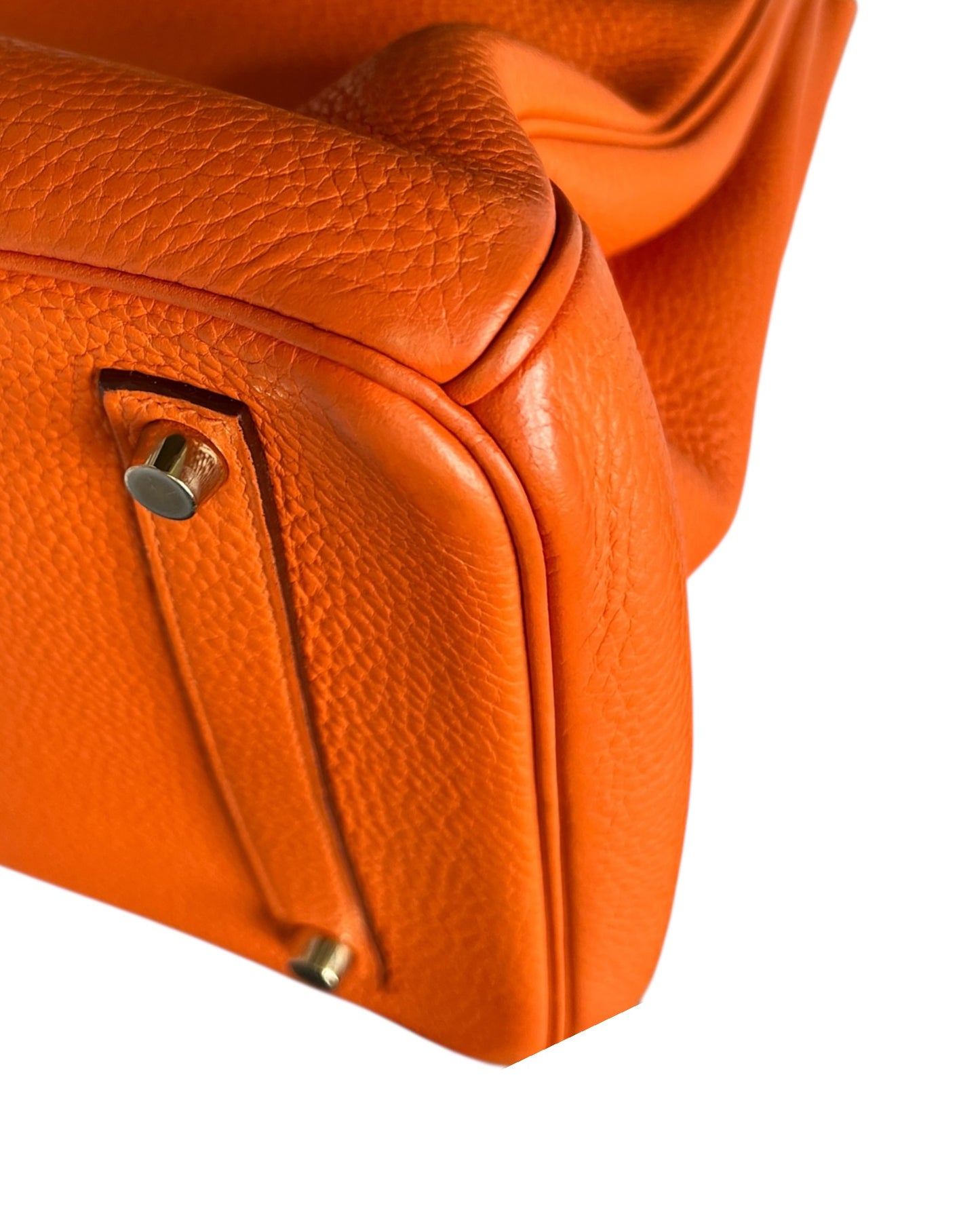 Hermès Birkin 35 Orange Clemence Leather | Very Good Pre-Owned Condition - The Luxury Savvy