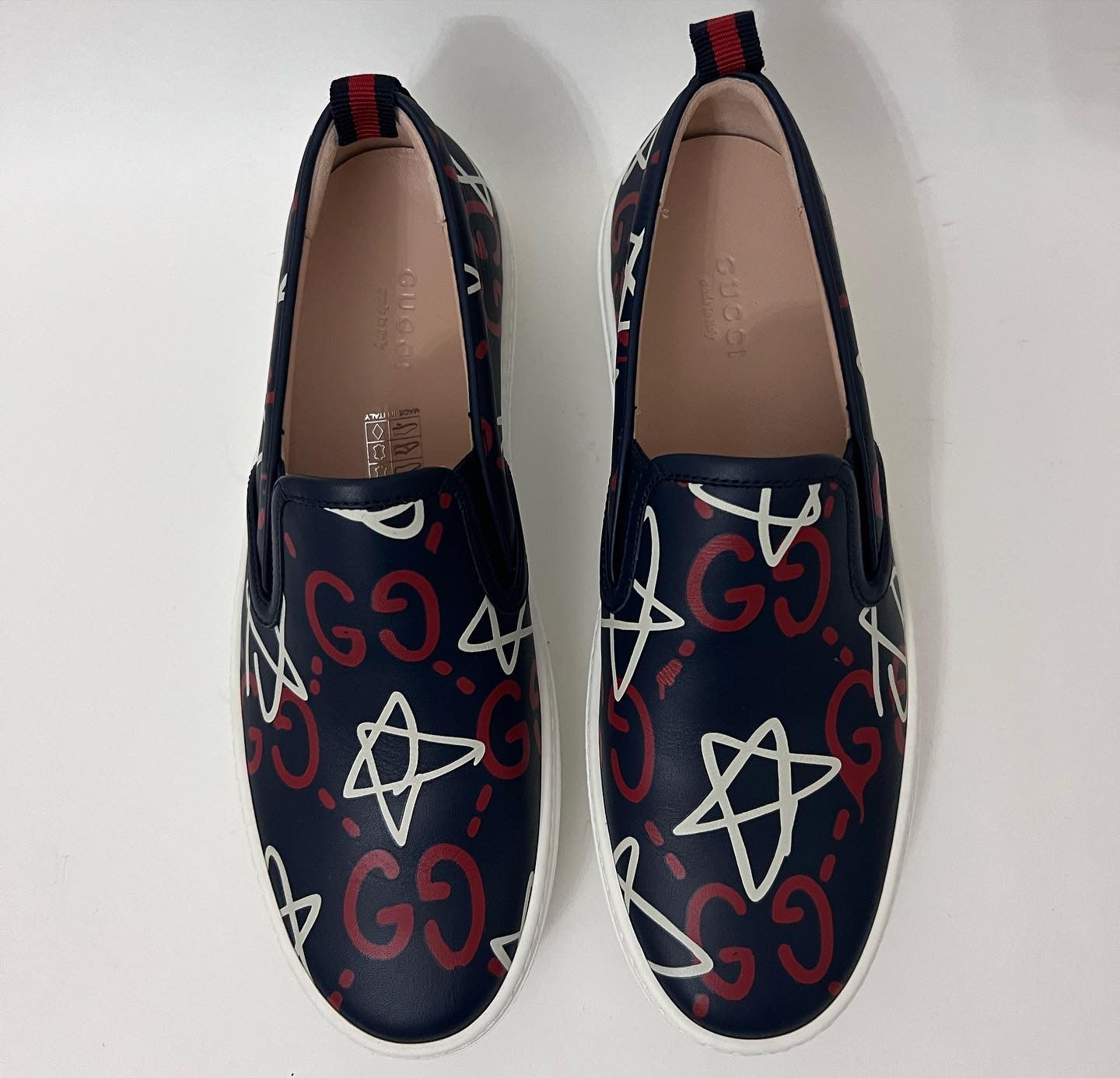 GUCCI GHOST SLIP-ON TRAINERS - The Luxury Savvy