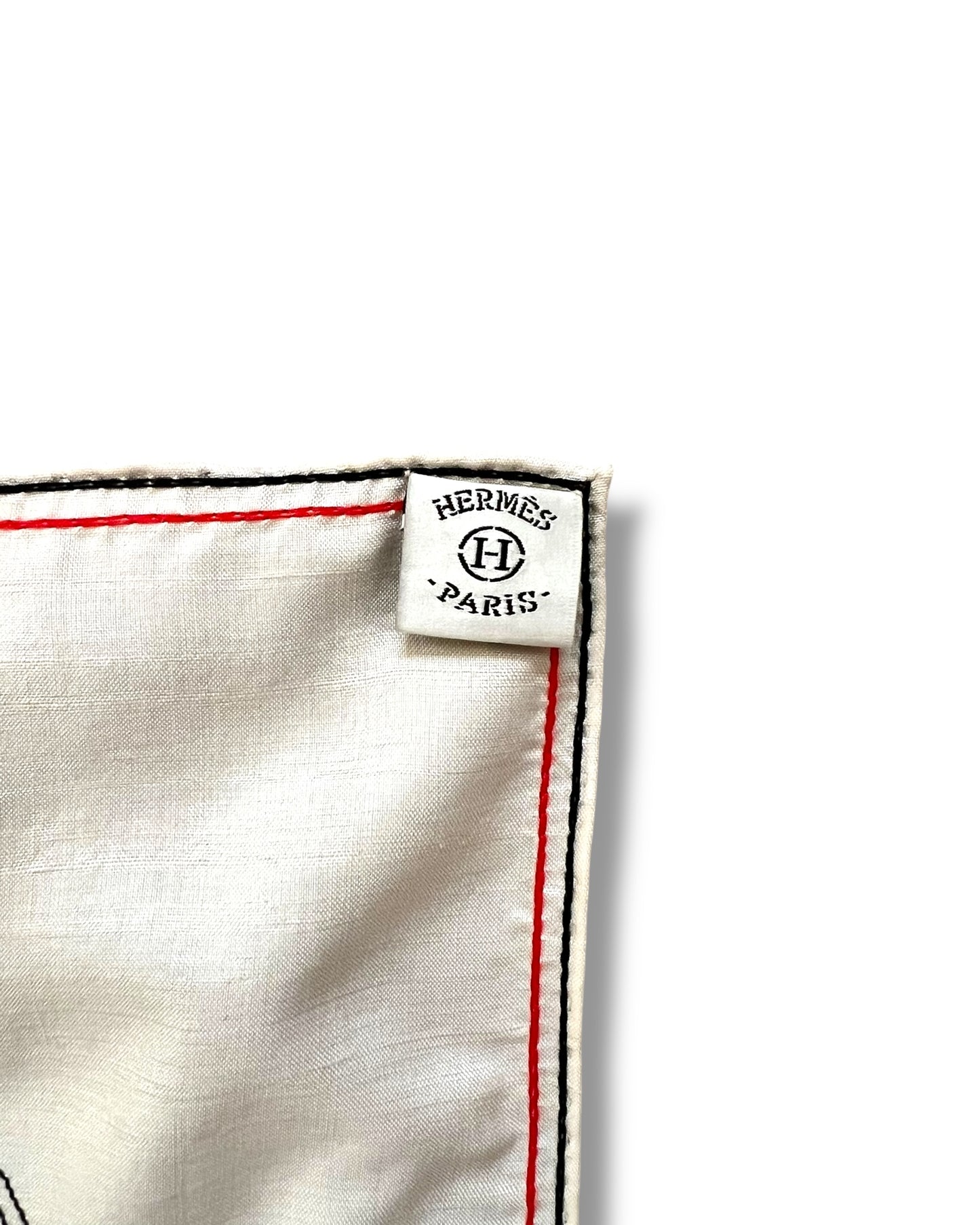 Hermès Carré 90 “Quadrige” – Hand-Embroidered Silk Scarf (Pristine — with Special Box)