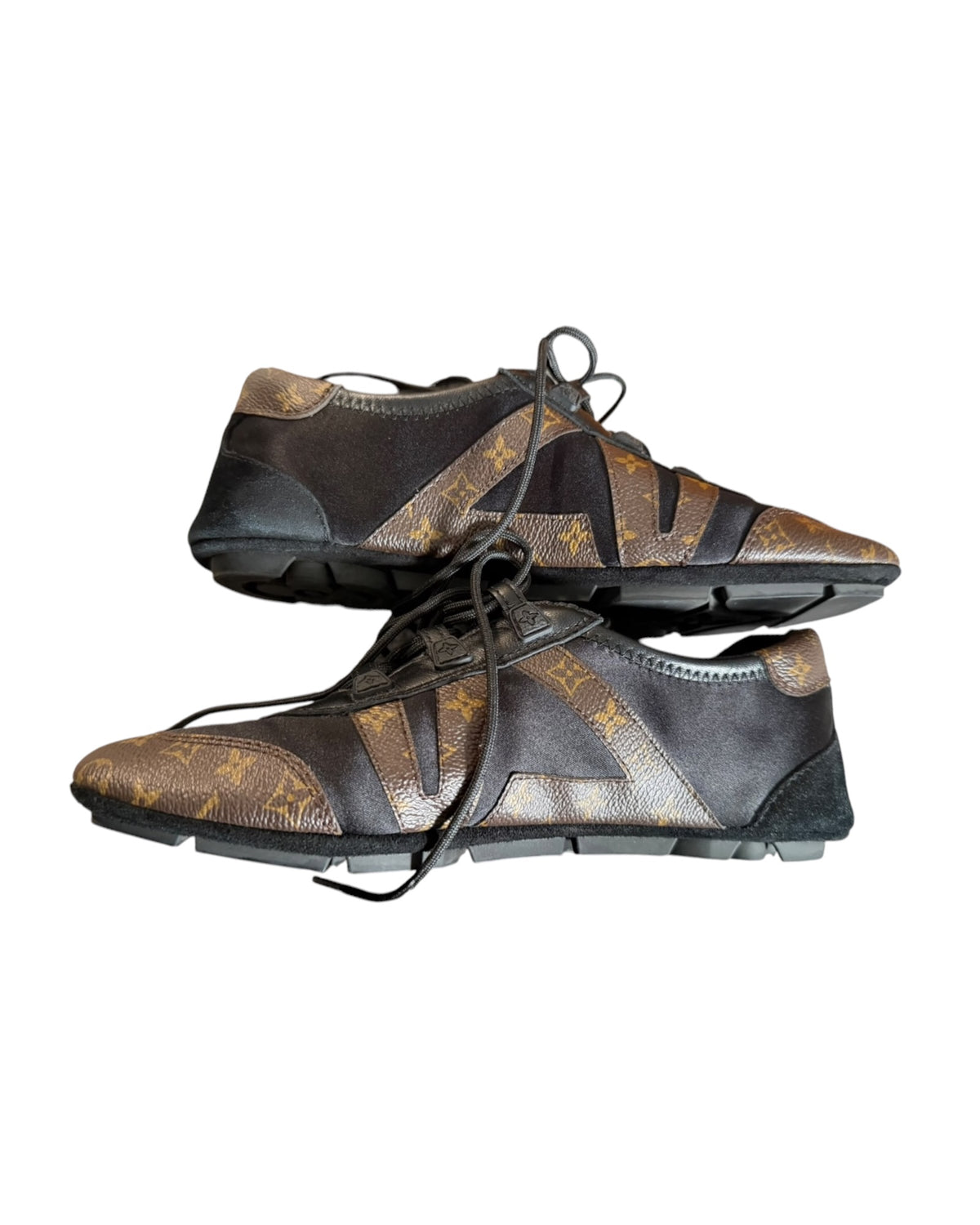 Louis Vuitton Monogram Trainers – Brown & Black – Size 37.5