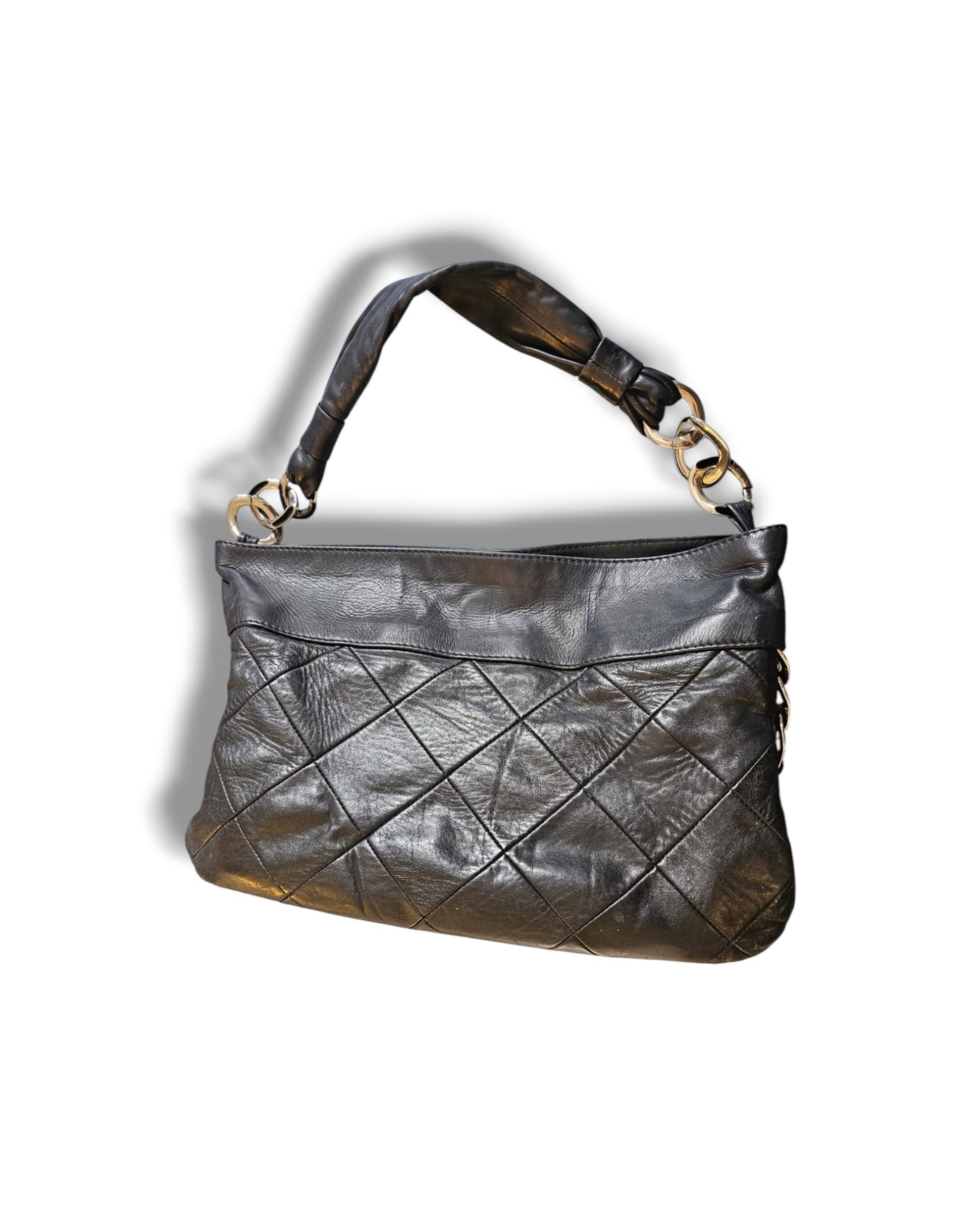 Chanel Lambskin Leather Hobo Bag – Black | Silver-Tone Hardware
