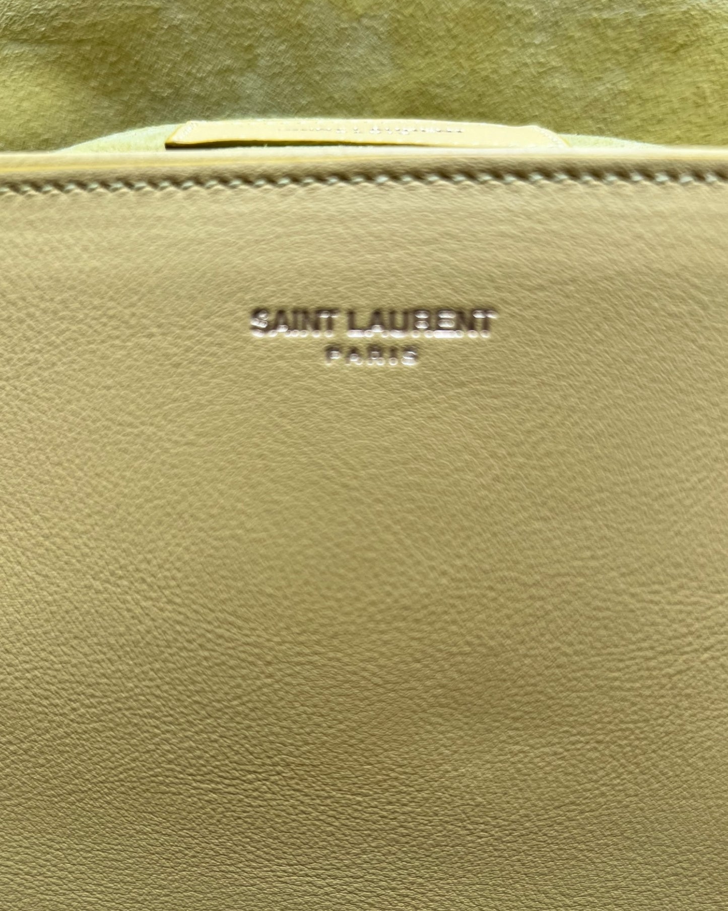 Saint Laurent Crossbody Bag - Yellow - Gold Hardware